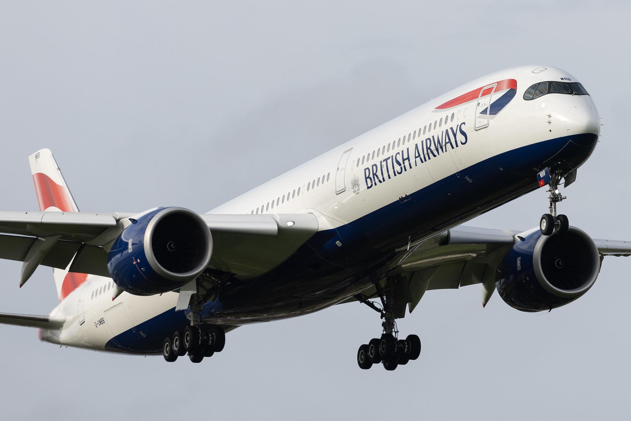London Heathrow: British Airways (BA / BAW) | Airbus A350-1041 A35K | G-XWBB | MSN 340