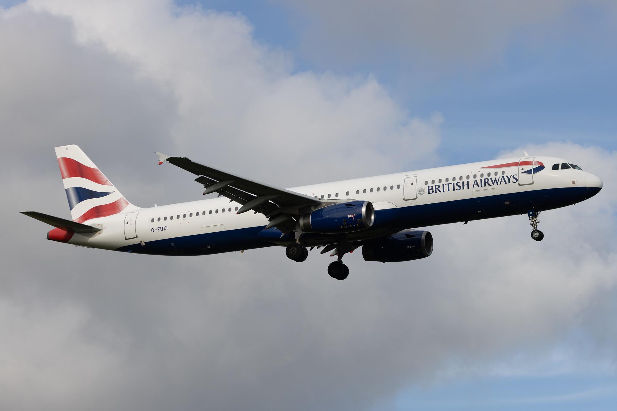 London Heathrow: British Airways (BA / BAW) | Airbus A321-231 A321 | G-EUXI | MSN 2536