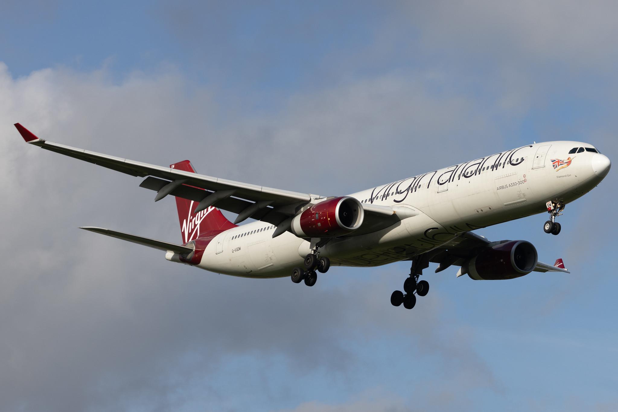 London Heathrow: Virgin Atlantic (VS / VIR) | Airbus A330-343 A333 | G-VGEM | MSN 1215
