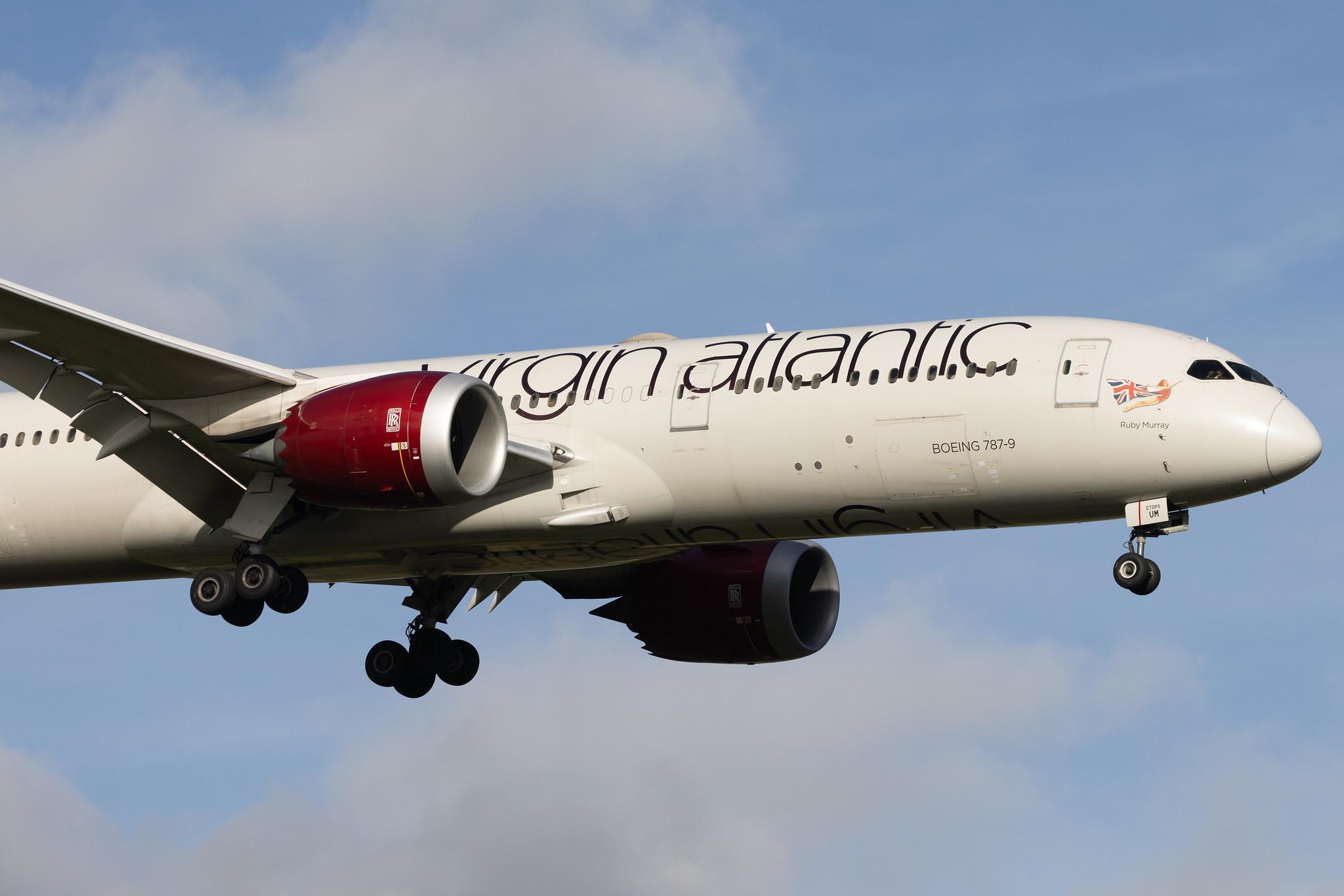 London Heathrow: Virgin Atlantic (VS / VIR) | Boeing 787-9 Dreamliner B789 | G-VYUM | MSN 37970