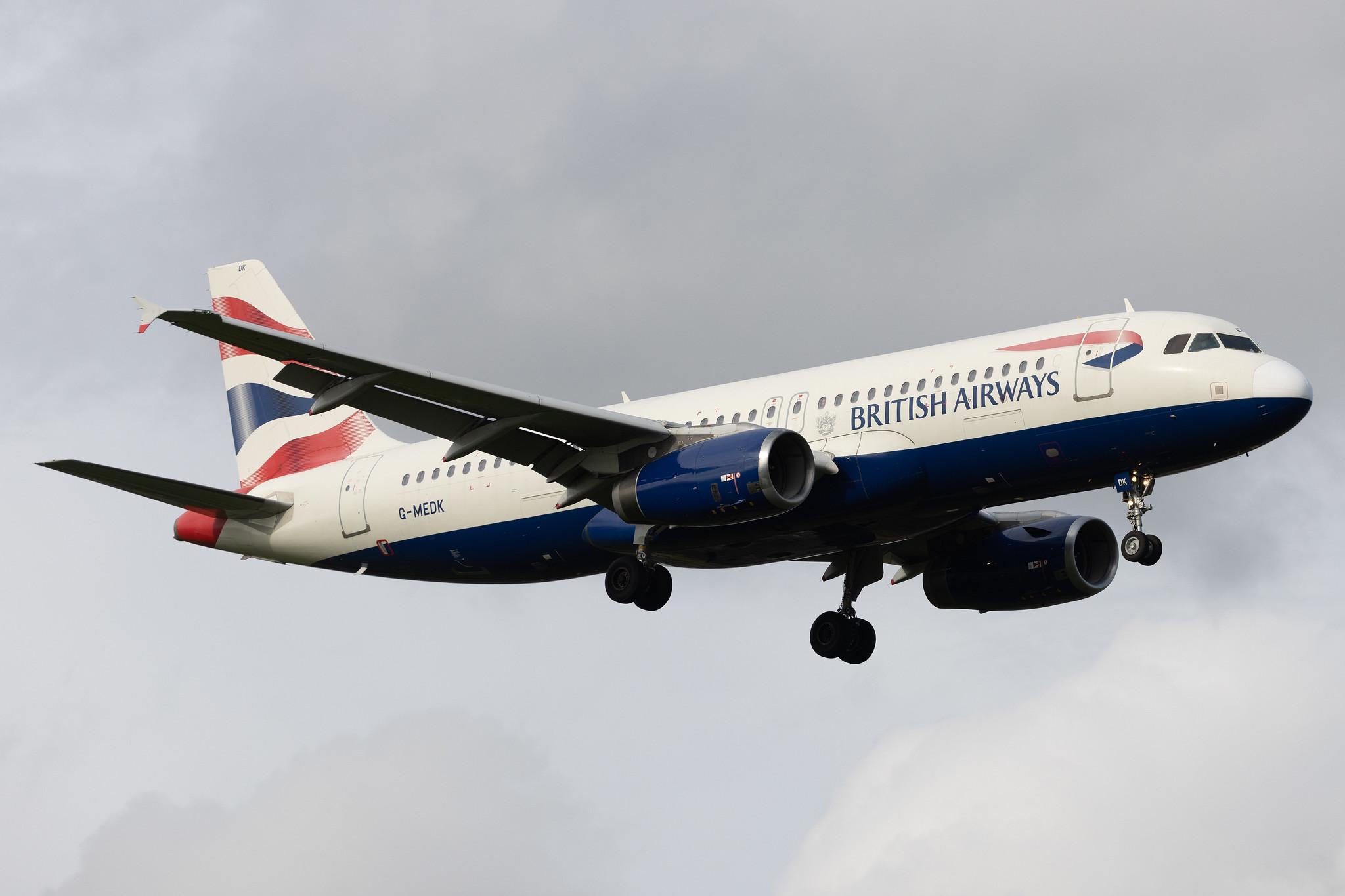 London Heathrow: British Airways (BA / BAW) | Airbus A320-232 A320 | G-MEDK | MSN 2441