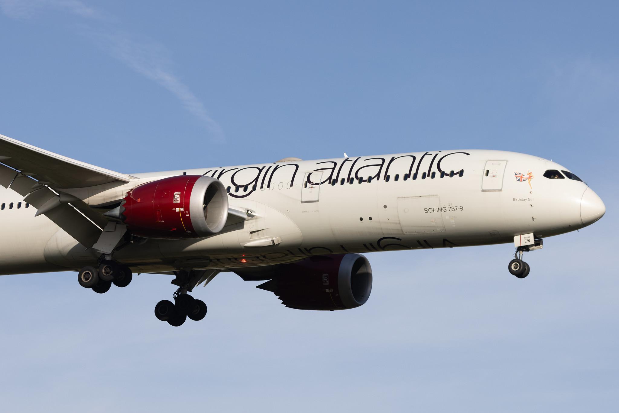 London Heathrow: Virgin Atlantic (VS / VIR) | Boeing 787-9 Dreamliner B789 | G-VNEW | MSN 40956
