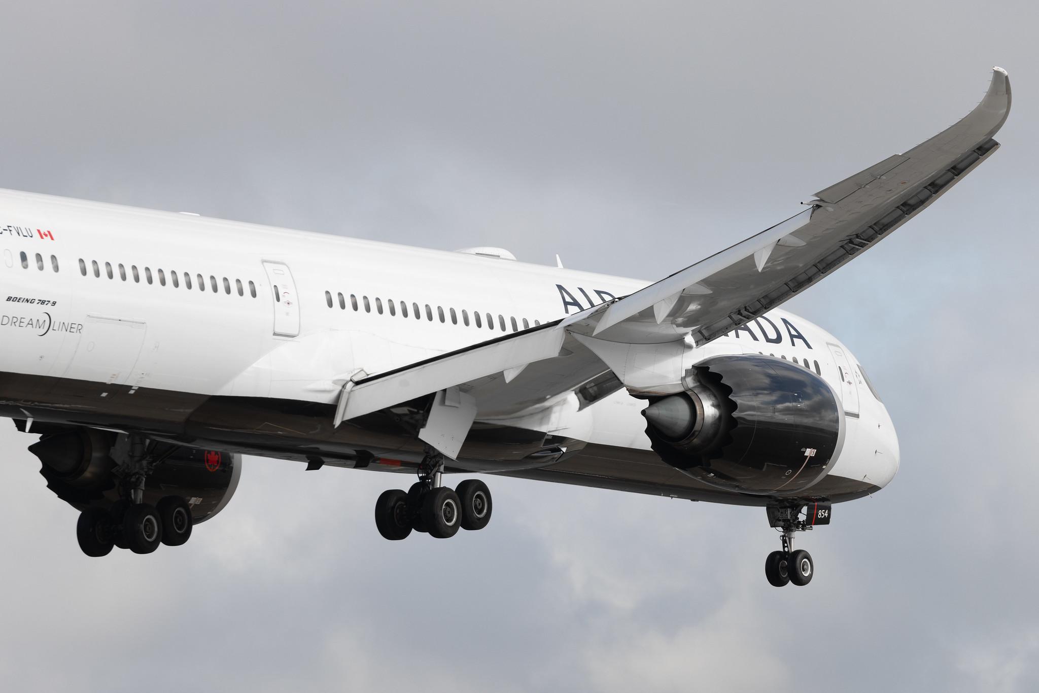 London Heathrow: Air Canada (AC / ACA) | Boeing 787-9 Dreamliner B789 | C-FVLU | MSN 38360