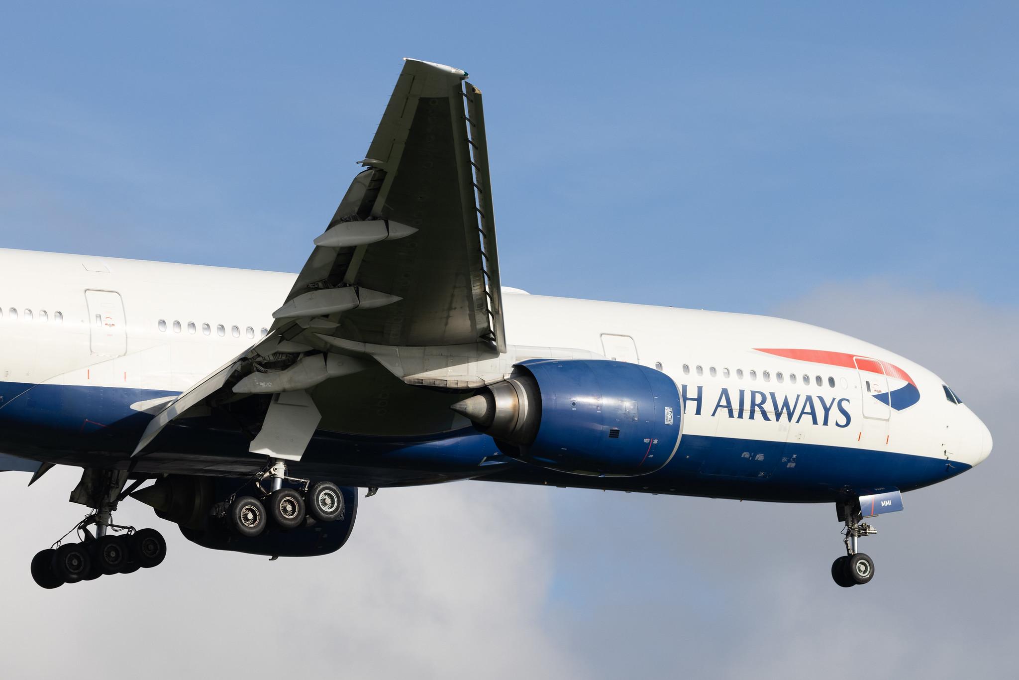 London Heathrow: British Airways (BA / BAW) | Boeing 777-236(ER) B772 | G-YMMI | MSN 30310
