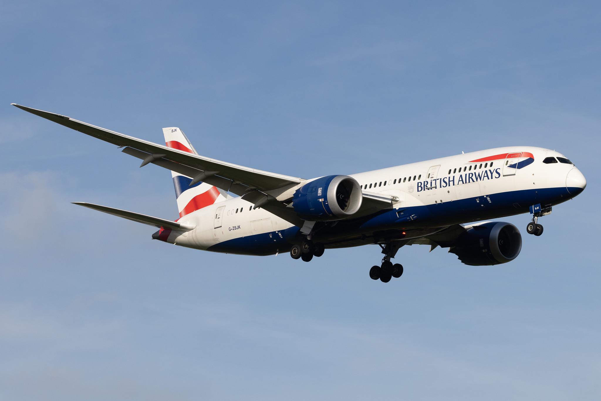 London Heathrow: British Airways (BA / BAW) | Boeing 787-8 Dreamliner B788 | G-ZBJK | MSN 60630