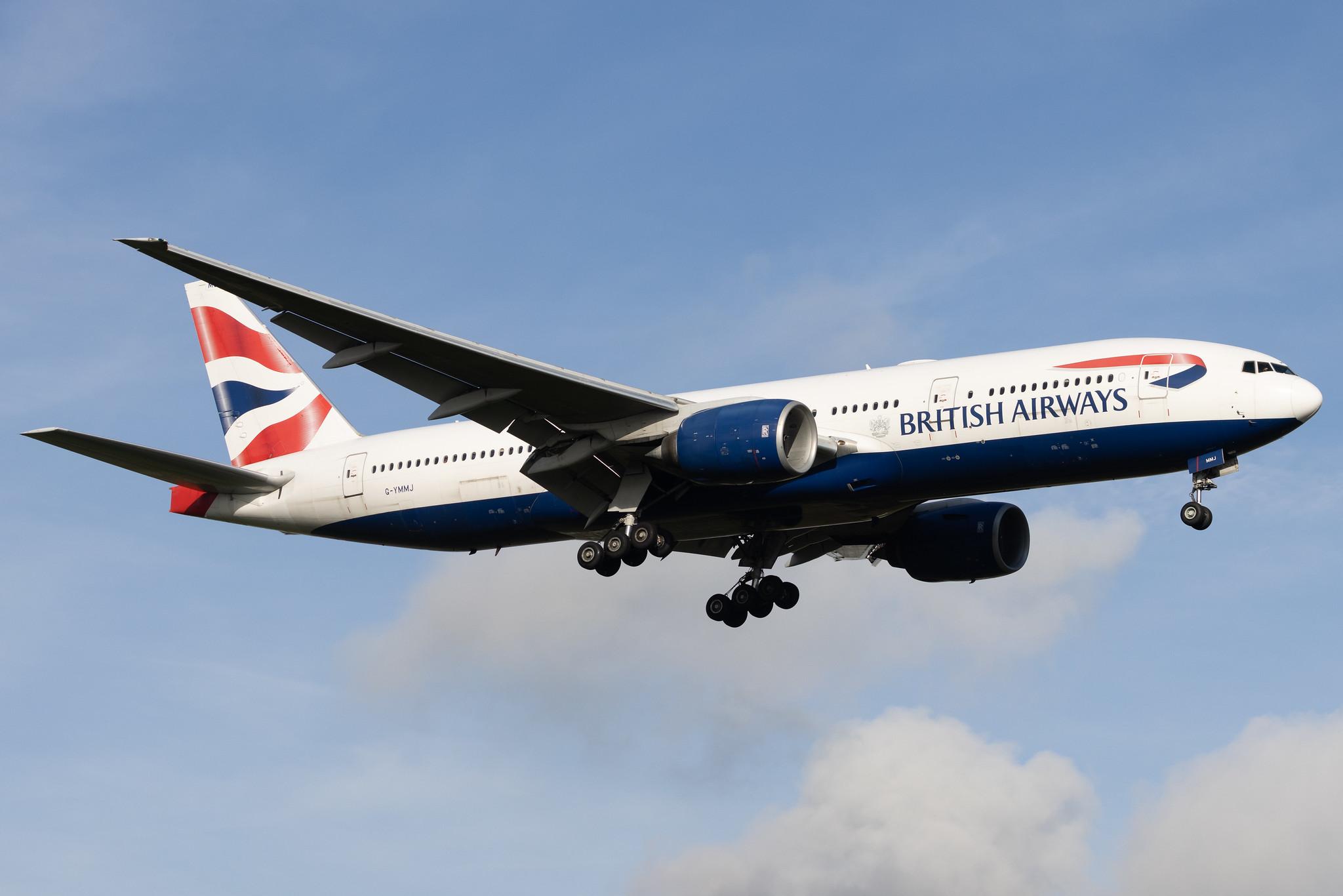 London Heathrow: British Airways (BA / BAW) | Boeing 777-236(ER) B772 | G-YMMJ | MSN 30311