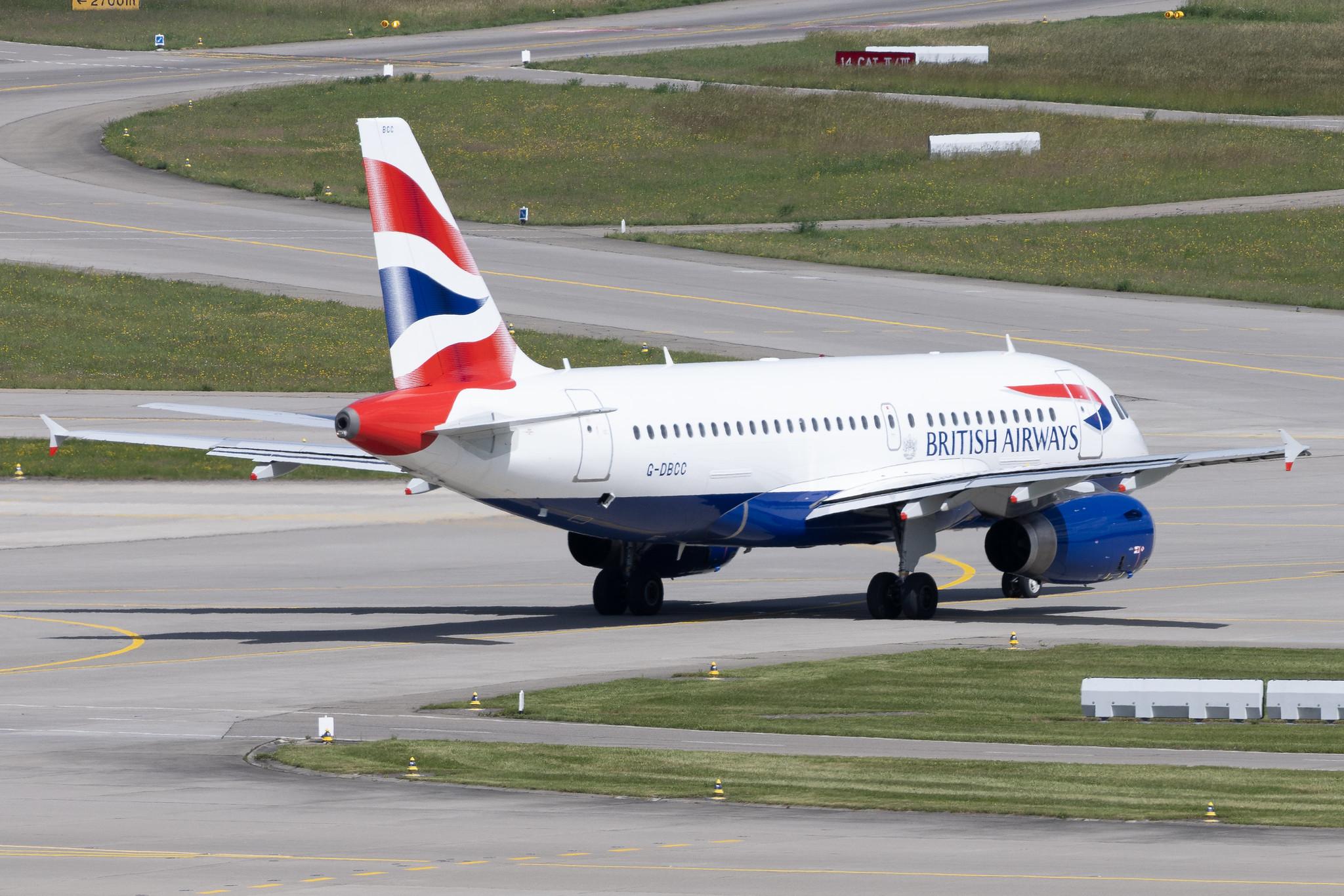 Flughafen Zürich: British Airways (BA / BAW) | Airbus A319-131 A319 | G-DBCC | MSN 2194
