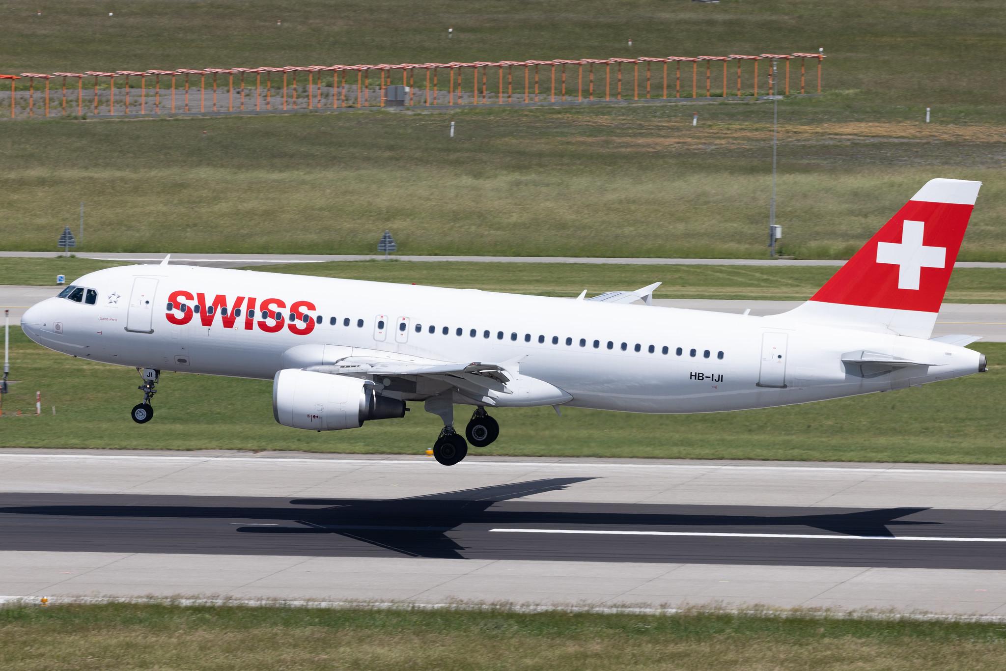 Flughafen Zürich: Swiss (LX / SWR) | Airbus A320-214 A320 | HB-IJI | MSN 0577