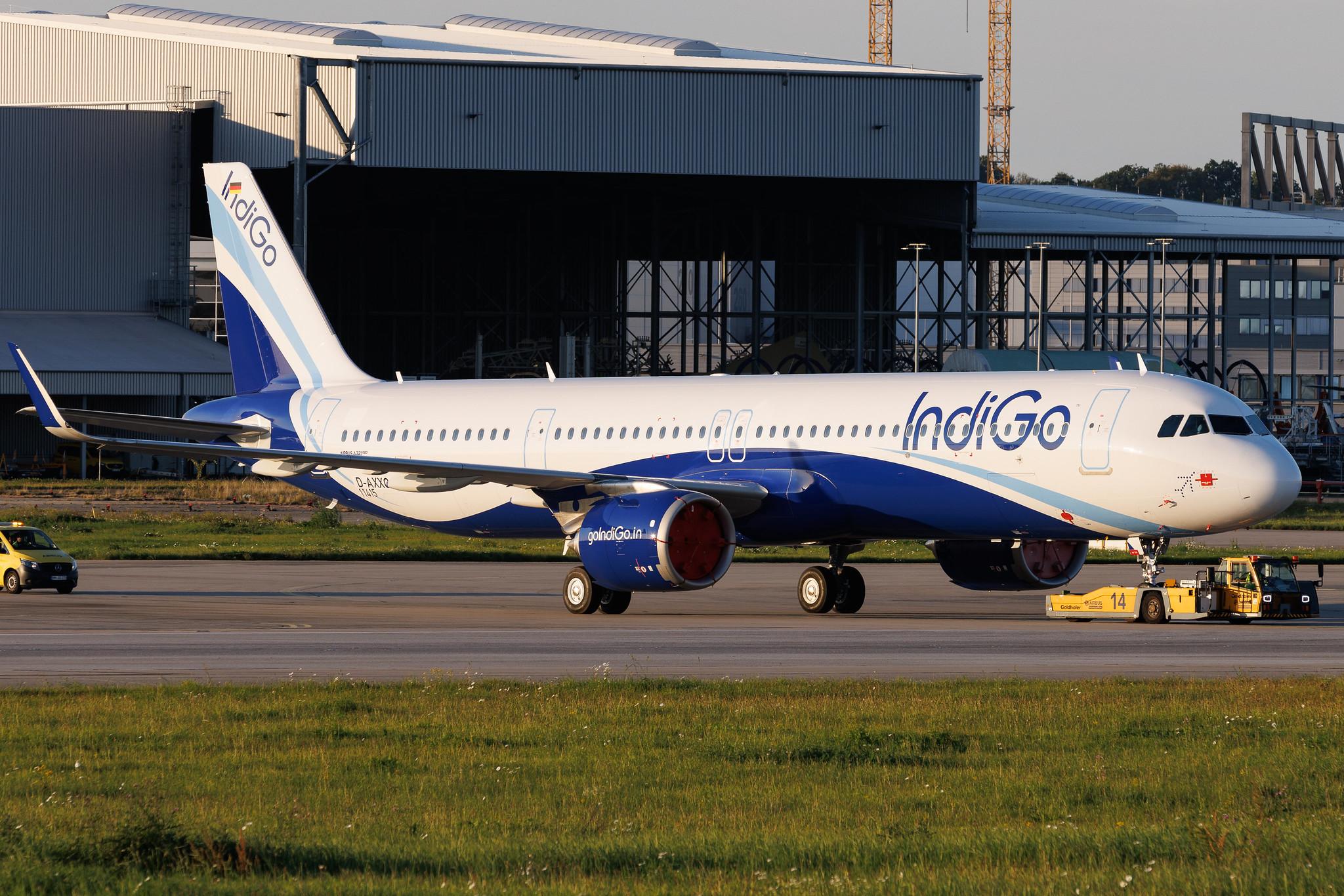 Hamburg Finkenwerder: IndiGo (6E / IGO) | Airbus A321-271NX A21N | D-AXXQ | VT- | MSN 11415