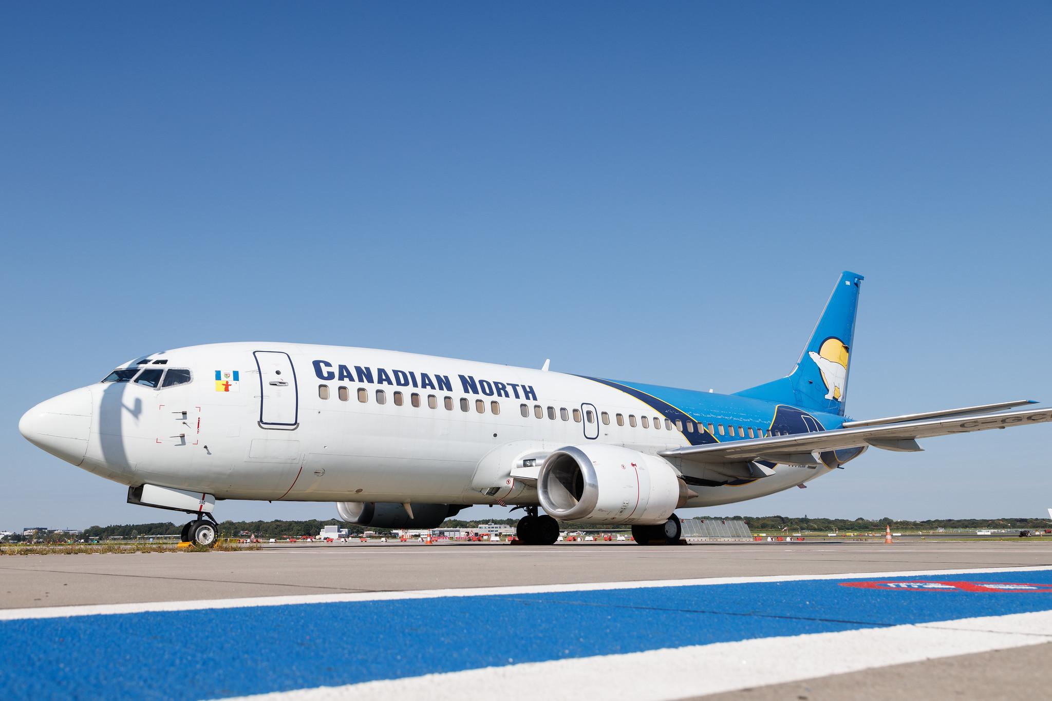 Hamburg Airport: Canadian North (5T / AKT)| Boeing 737-36Q B733 | C-GCNW | MSN 28760