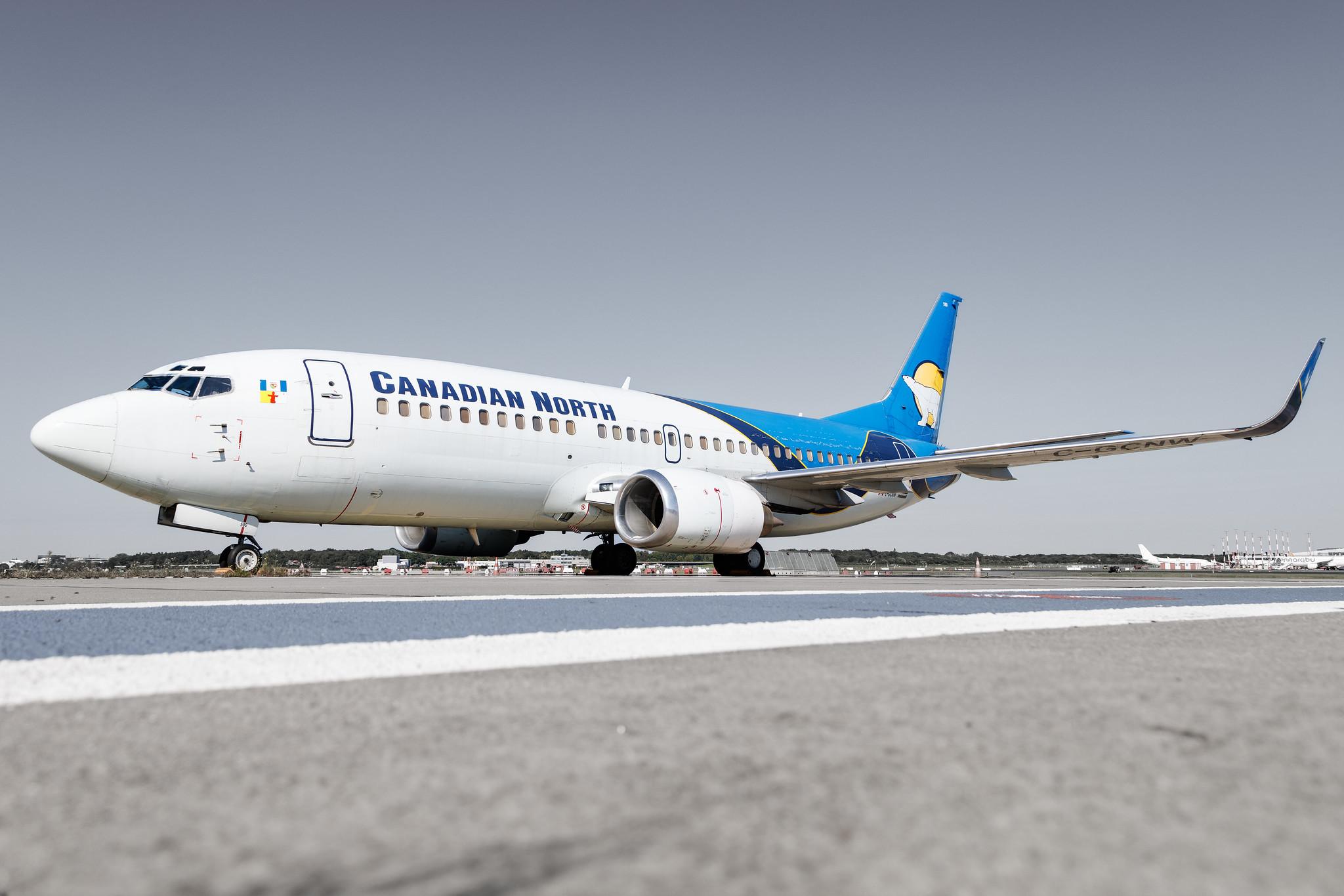Hamburg Airport: Canadian North (5T / AKT)| Boeing 737-36Q B733 | C-GCNW | MSN 28760