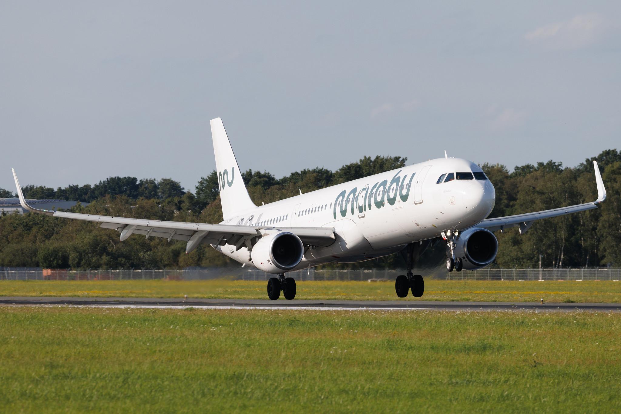 Hamburg Airport: Marabu (DI / MBU) | Operator: Heston Airlines | Airbus A321-211 A321 | LY-TUV | MSN 06767