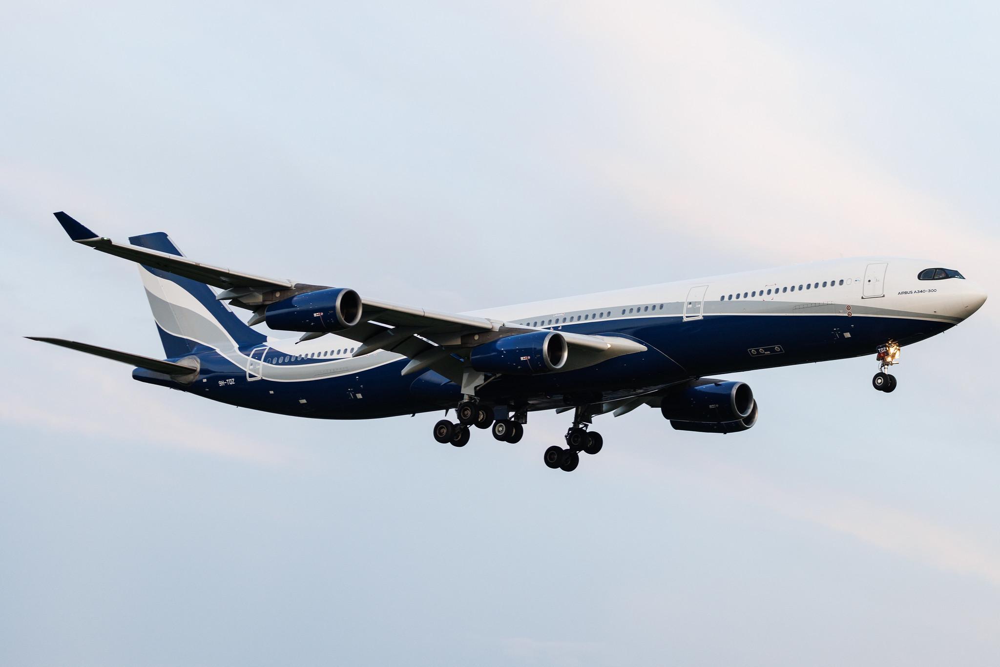 Hamburg Airport: Hi Fly (5K / HFY) | Operator: Hi Fly Malta | Airbus A340-313 A343 | 9H-TQZ | MSN 0202