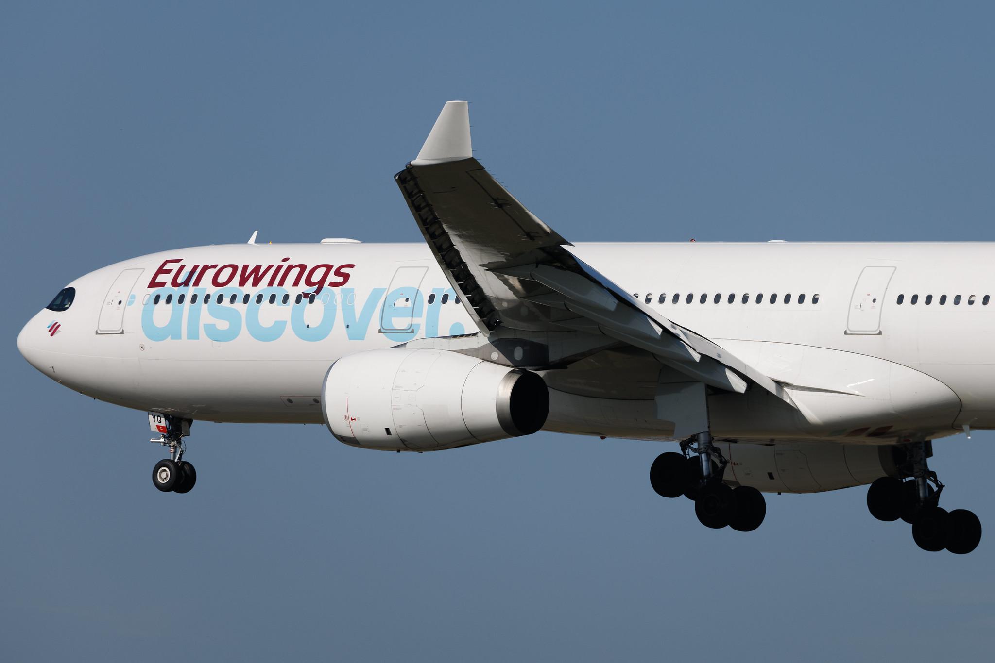 Frankfurt Airport: Eurowings Discover (4Y / OCN) | Airbus A330-343 A333 | D-AFYQ | MSN 1193