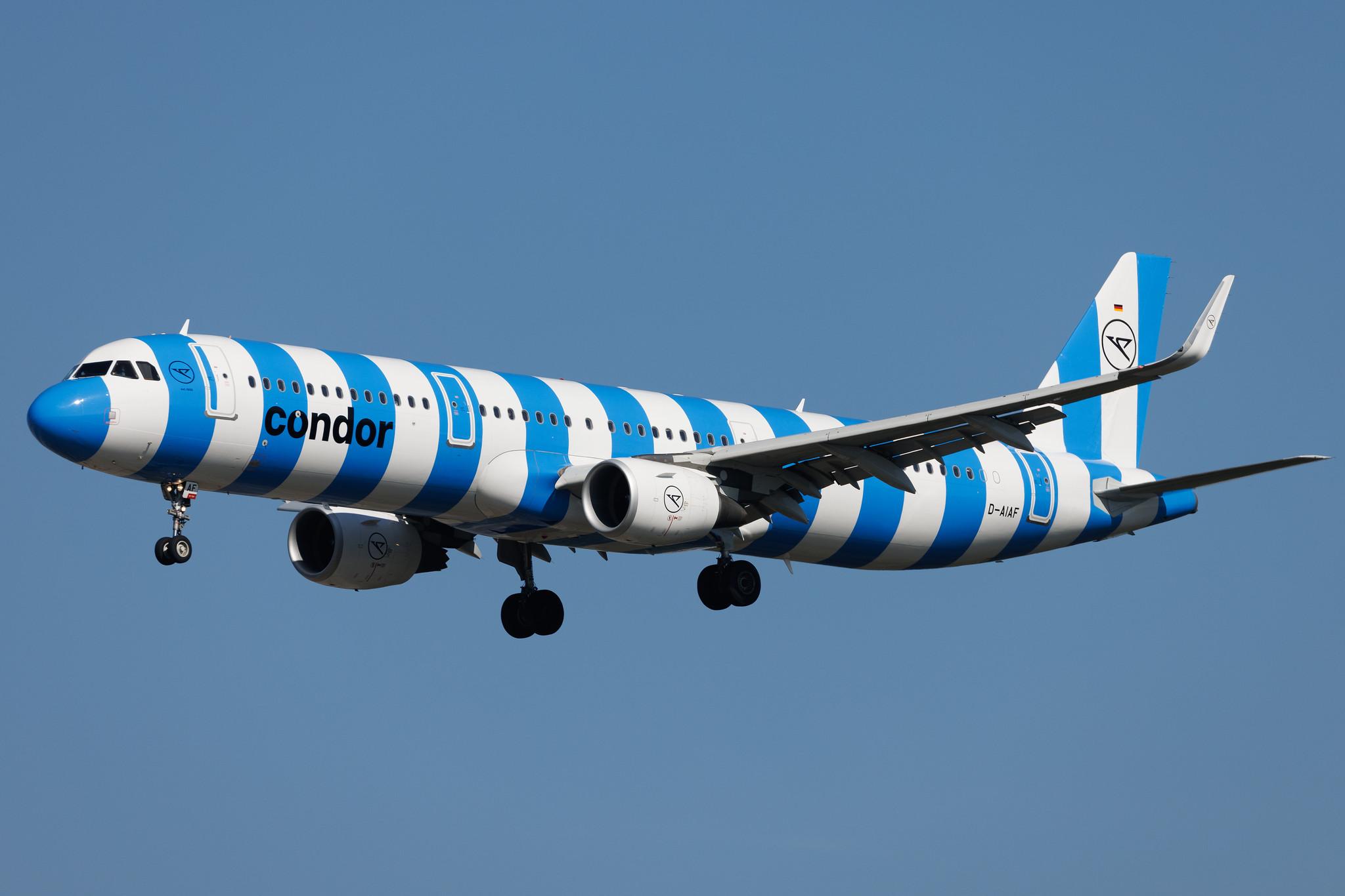 Frankfurt Airport: Condor (DE / CFG) | Airbus A321-211 A321 | D-AIAF | MSN 6459