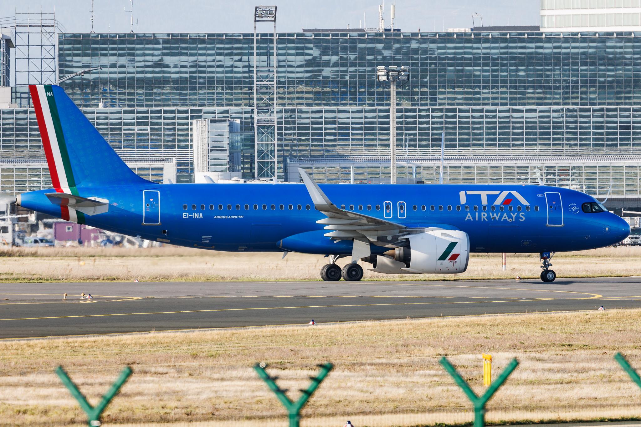Frankfurt Airport: ITA Airways (AZ / ITY) | Airbus A320-272N A20N | EI-INA | MSN 11201