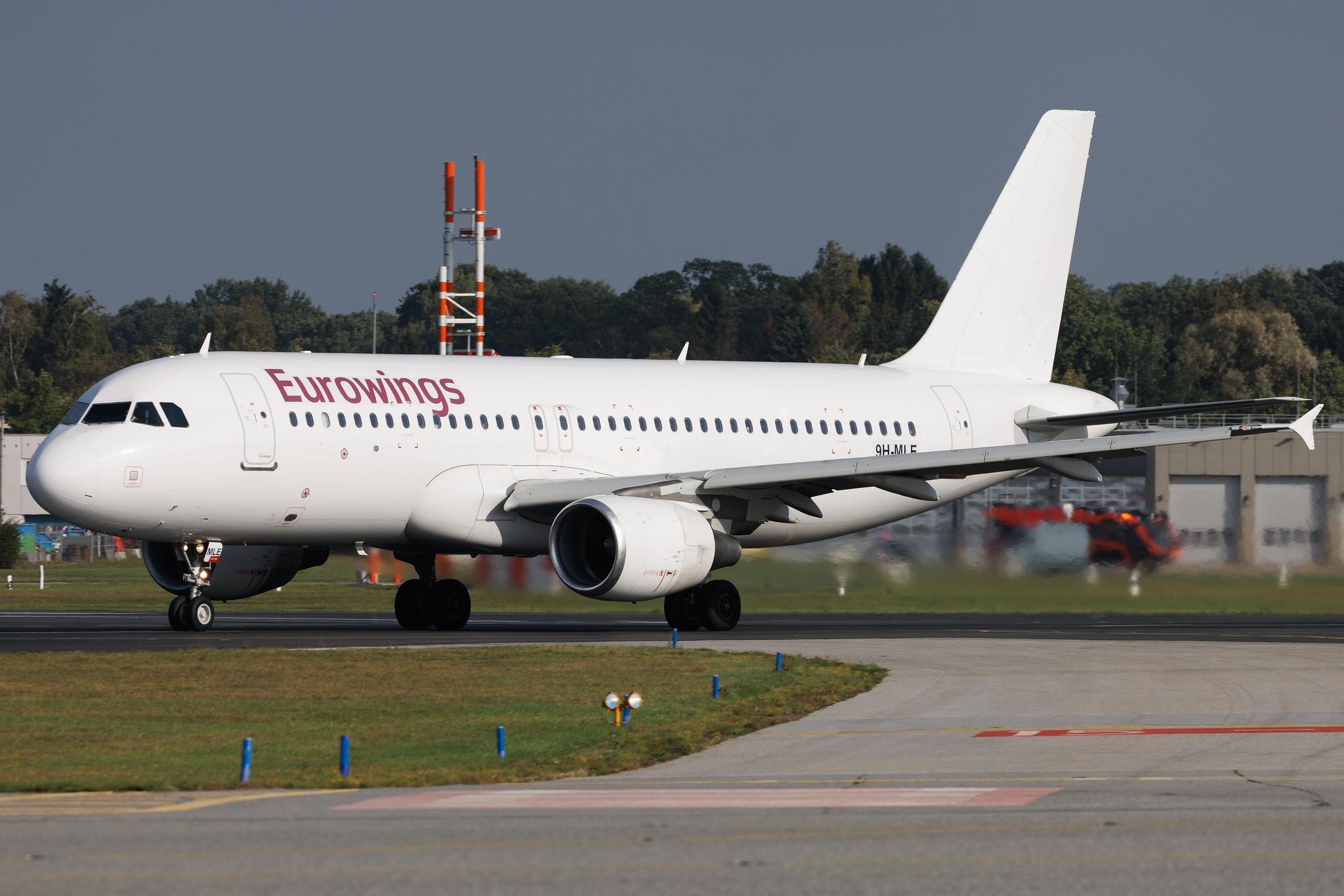 Hamburg Airport: Eurowings (EW / EWG) | Operator: Avion Express Malta | Airbus A320-214 A320 | 9H-MLE | MSN 04767