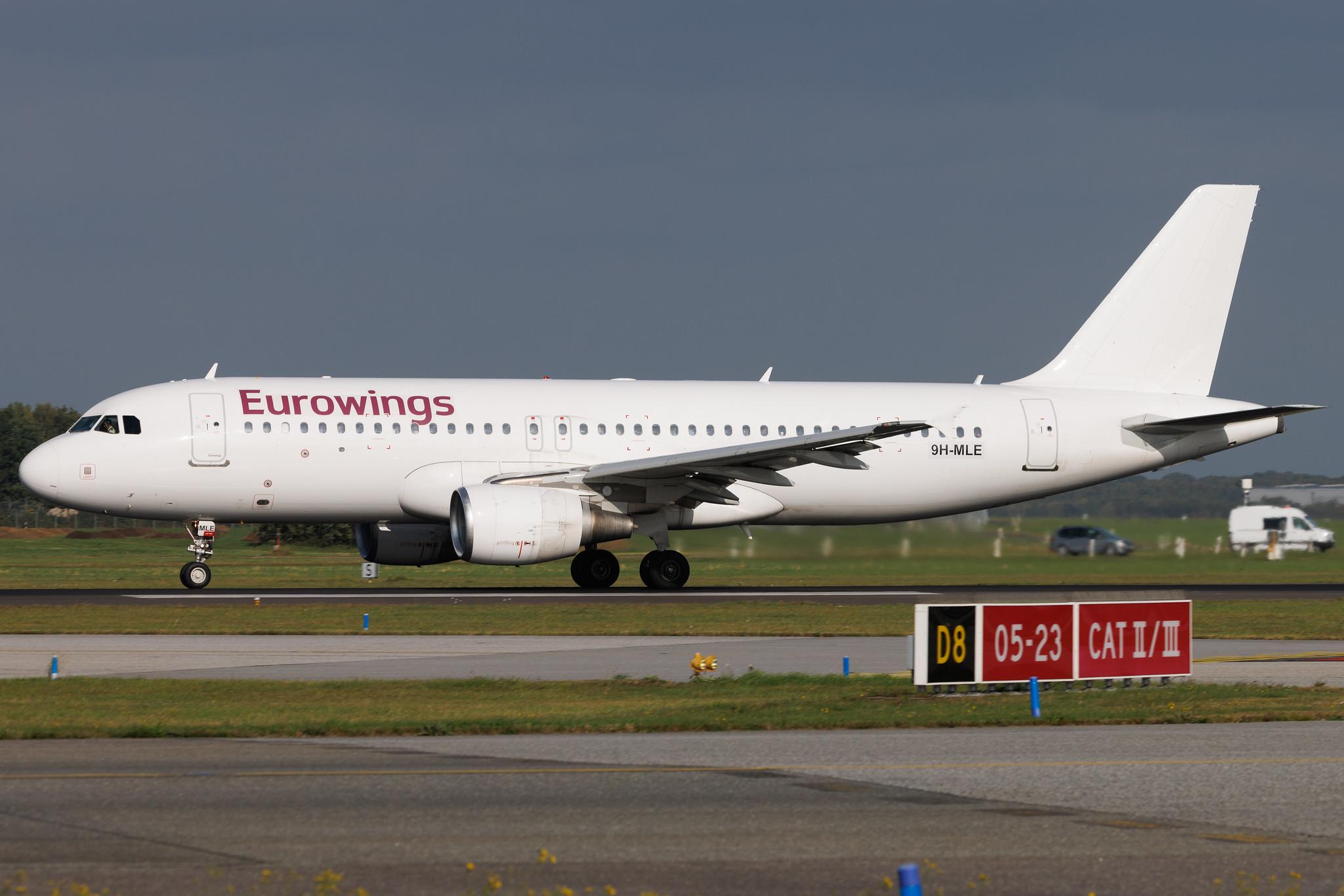 Hamburg Airport: Eurowings (EW / EWG) | Operator: Avion Express Malta | Airbus A320-214 A320 | 9H-MLE | MSN 04767