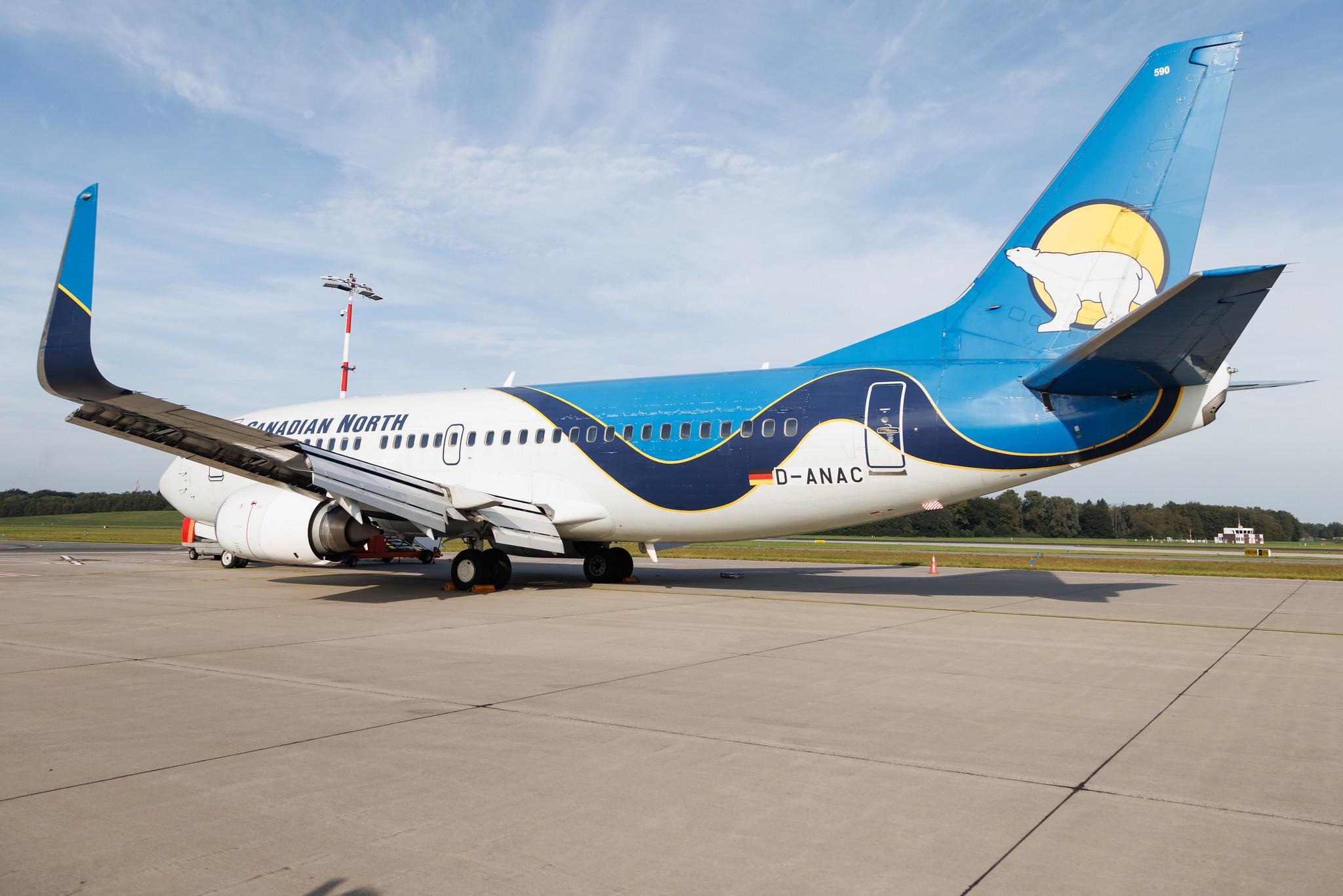 Hamburg Airport: Canadian North (5T / AKT) | Boeing 737-36Q B733 | D-ANAC | MSN 28760
