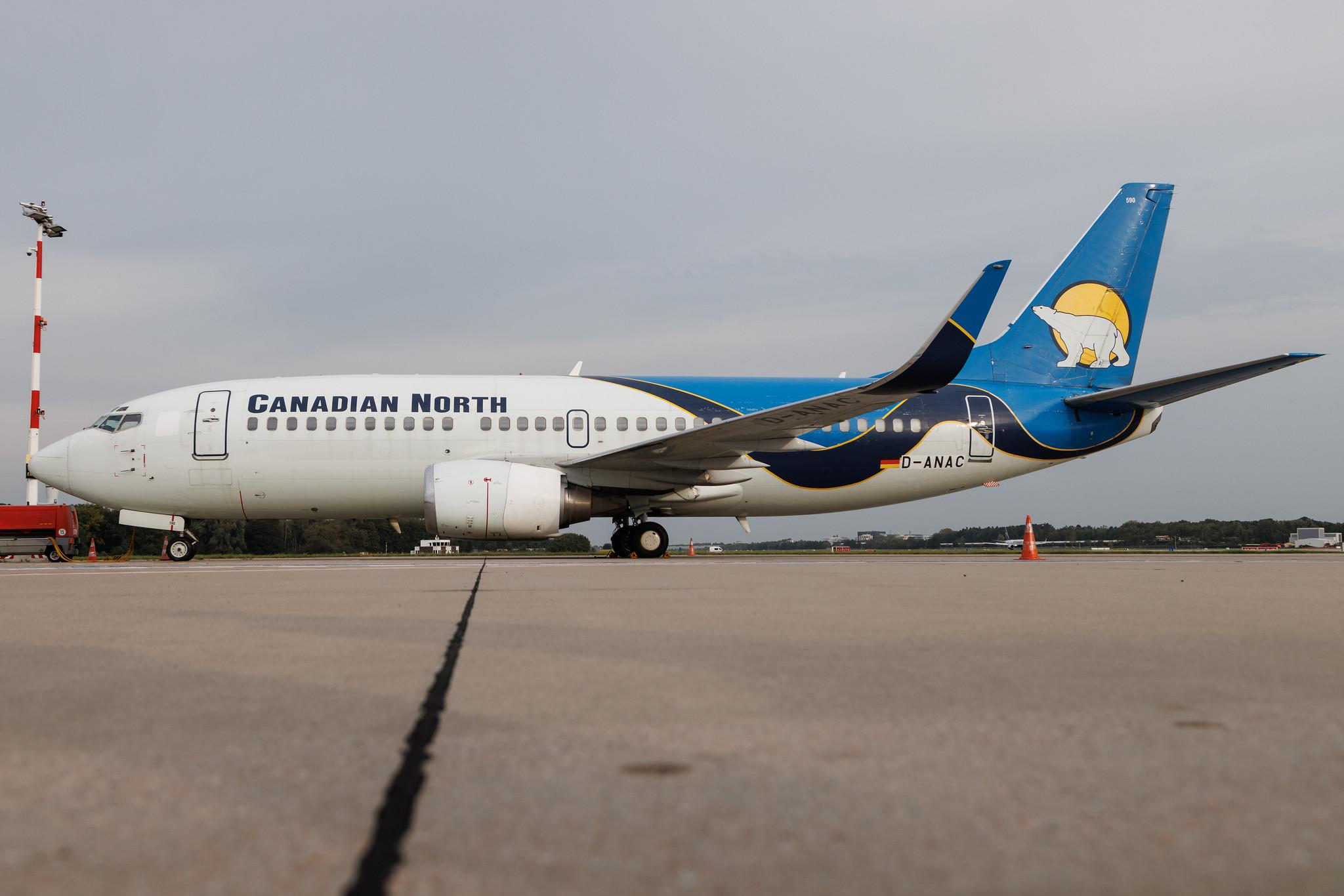 Hamburg Airport: Canadian North (5T / AKT) | Boeing 737-36Q B733 | D-ANAC | MSN 28760