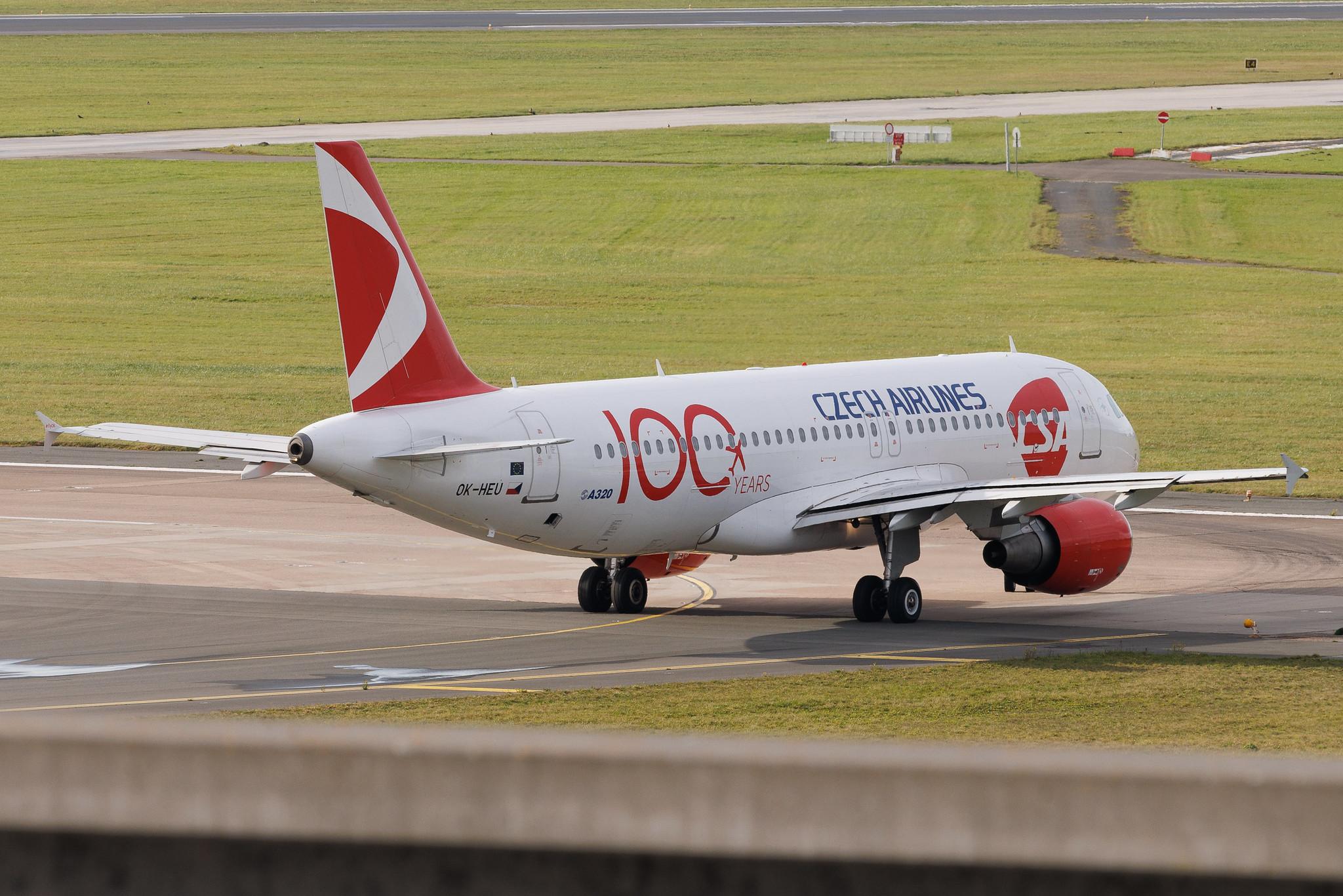 Hamburg Airport: Czech Airlines (OK / CSA) | Livery: 100 Years Livery | Airbus A320-214 A320 | OK-HEU | MSN 01885