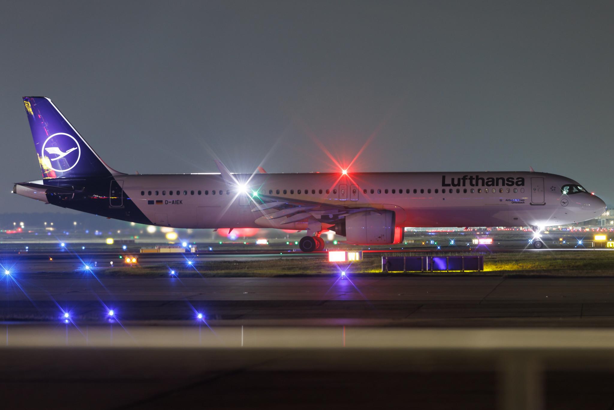 Frankfurt Airport: Lufthansa (LH / DLH) | Airbus A321-271NX A21N | D-AIEK | MSN 10583