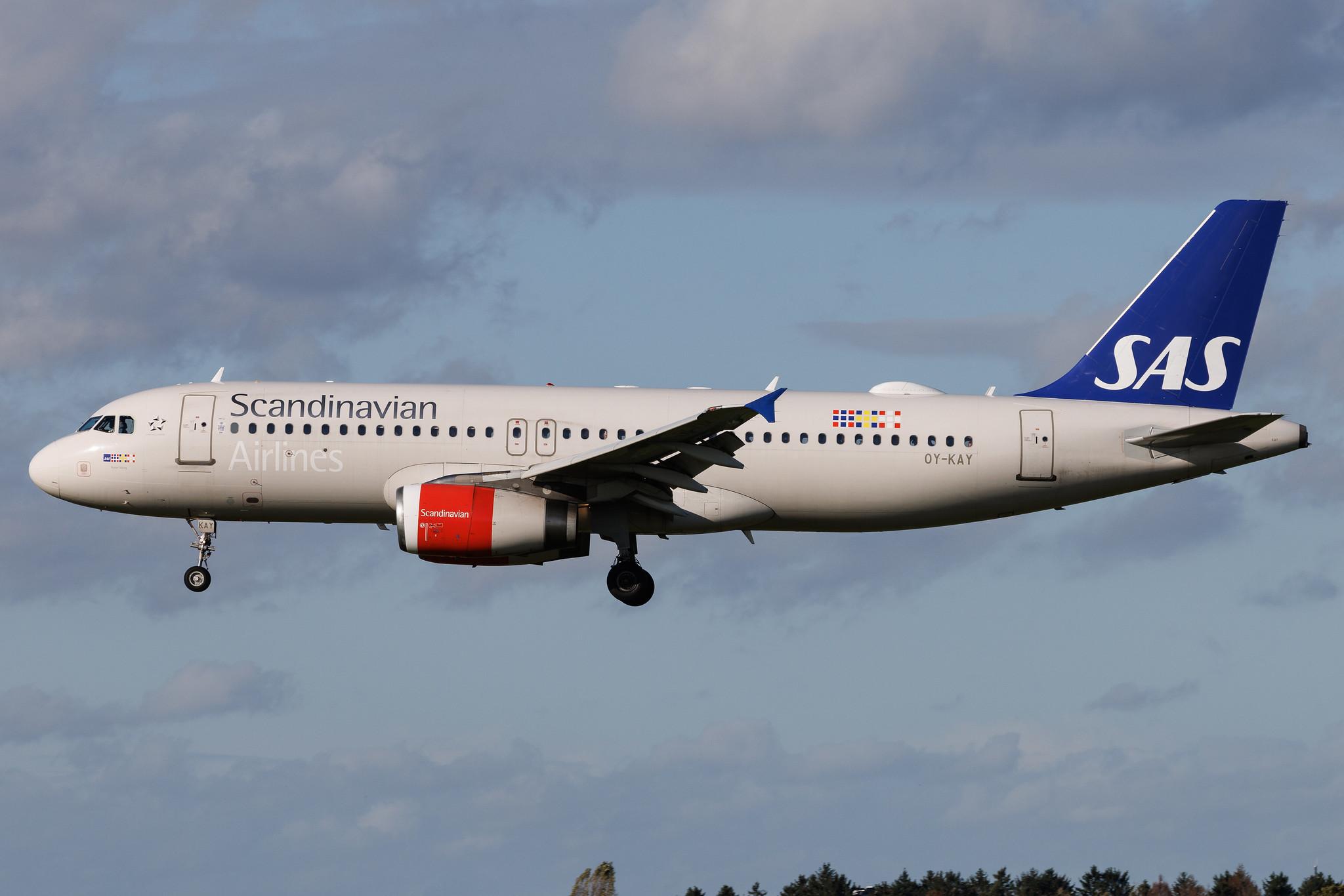 Hamburg Airport: SAS (SK / SAS) | Airbus A320-232 A320 | OY-KAY | MSN 02856