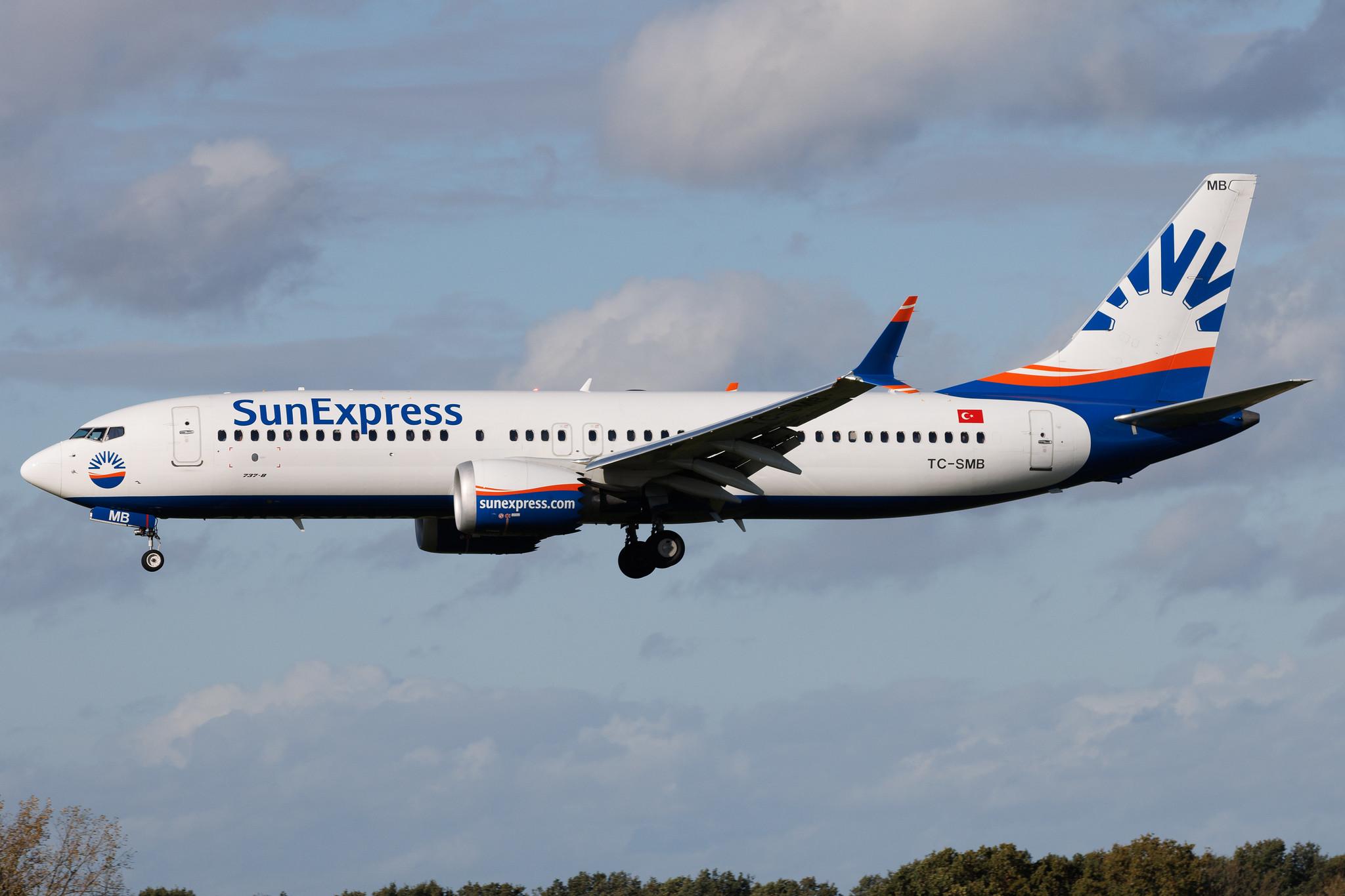 Hamburg Airport: SunExpress (XQ / SXS) | Boeing 737 MAX 8 B38M | TC-SMB | MSN 63604