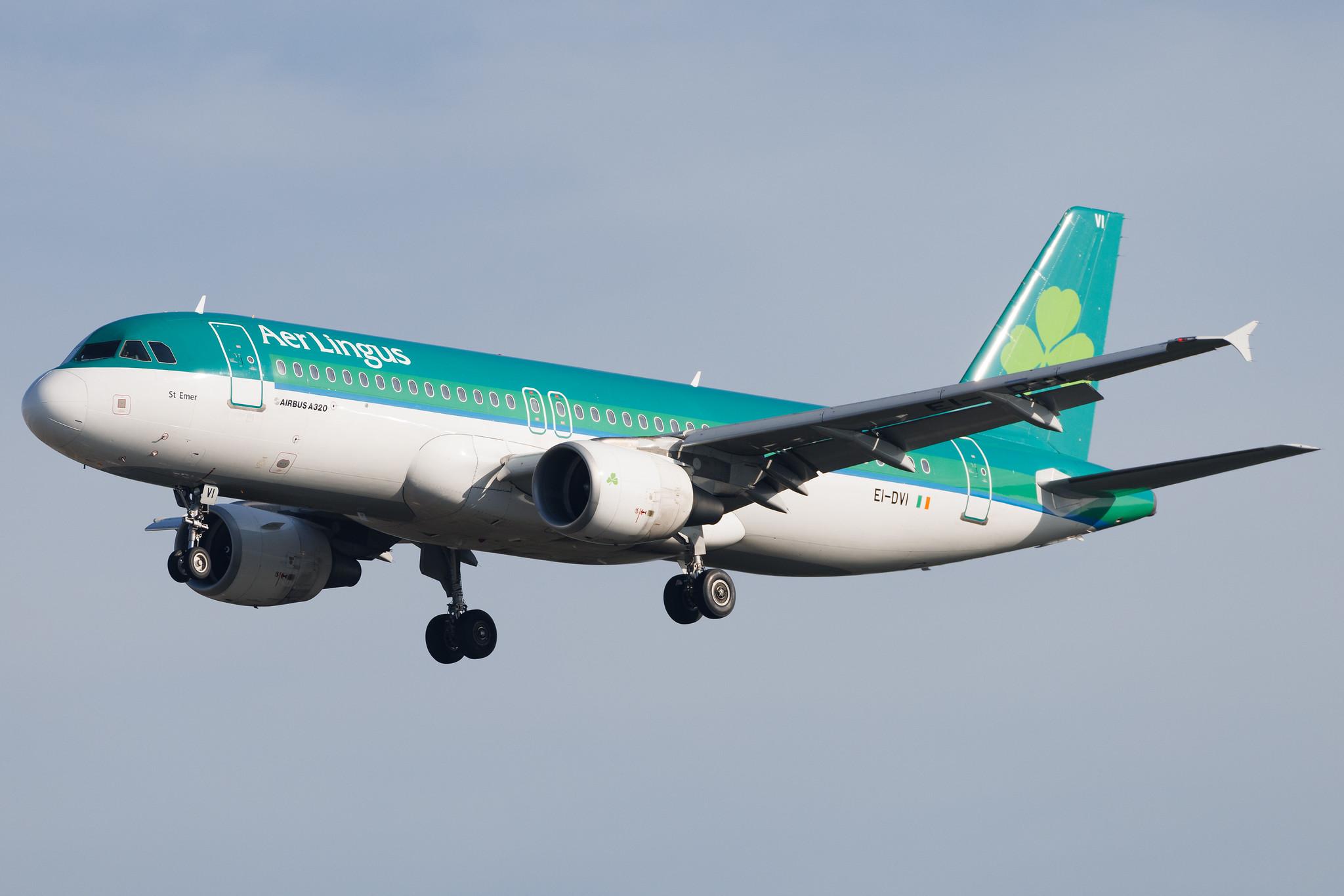 Frankfurt Airport: Aer Lingus (EI / EIN) | Airbus A320-214 A320 | EI-DVI | MSN 3501