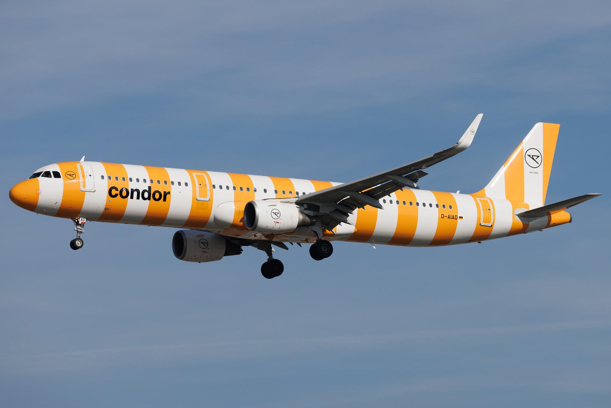 Frankfurt Airport: Condor (DE / CFG) | Airbus A321-211 A321 | D-AIAD | MSN 6053