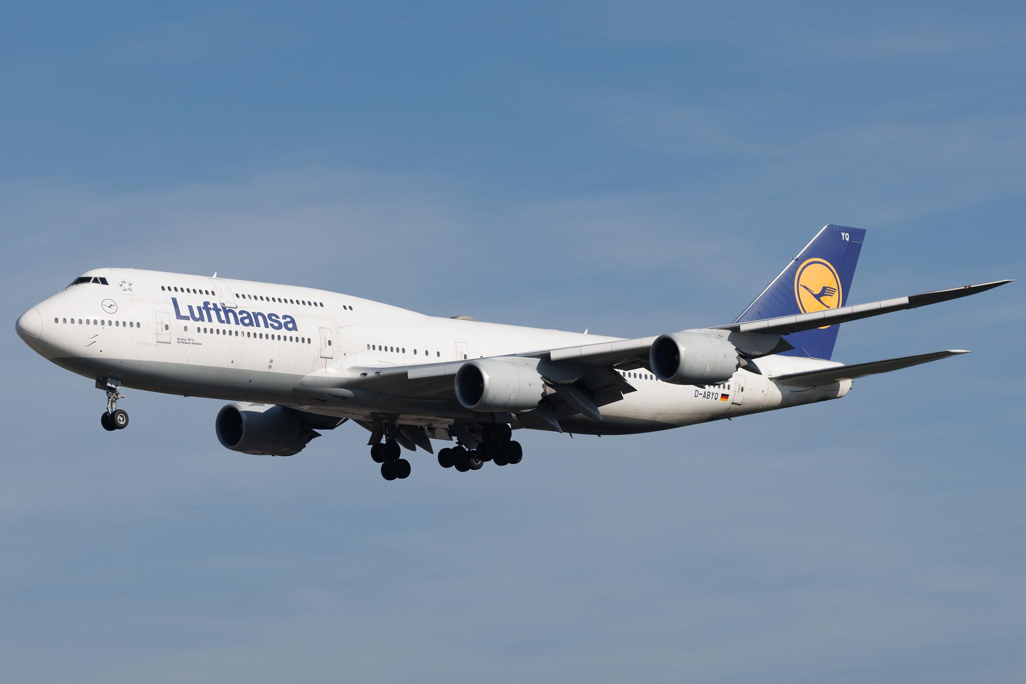 Frankfurt Airport: Lufthansa (LH / DLH) | Boeing 747-830 B748 | D-ABYQ | MSN 37840