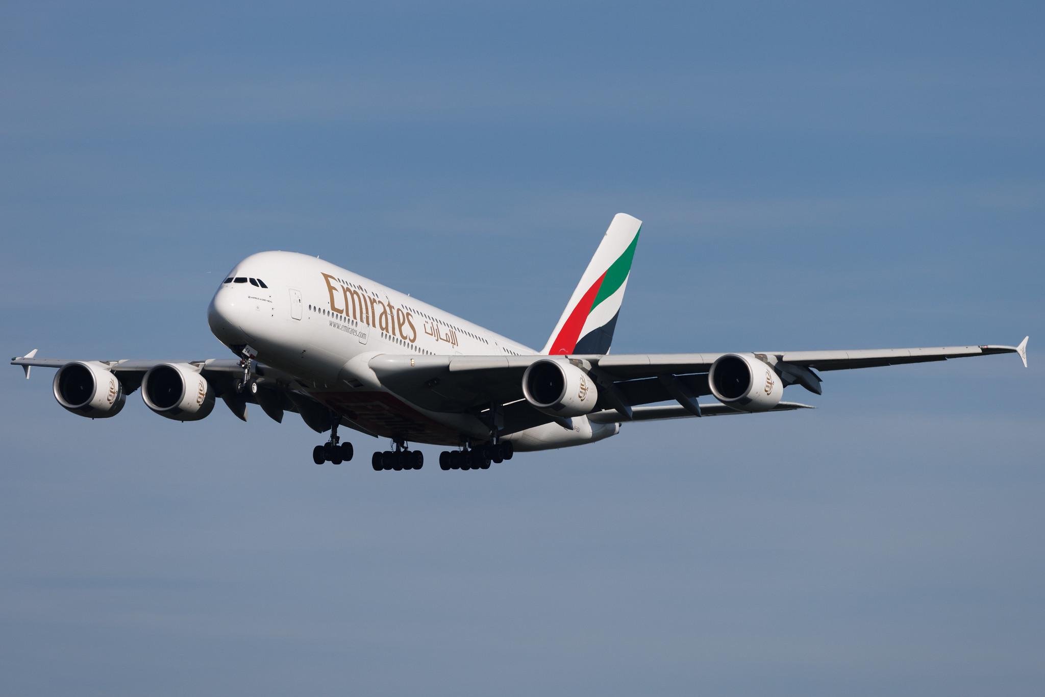 Frankfurt Airport: Emirates (EK / UAE) | Airbus A380-861 A388 | A6-EEA | MSN 108