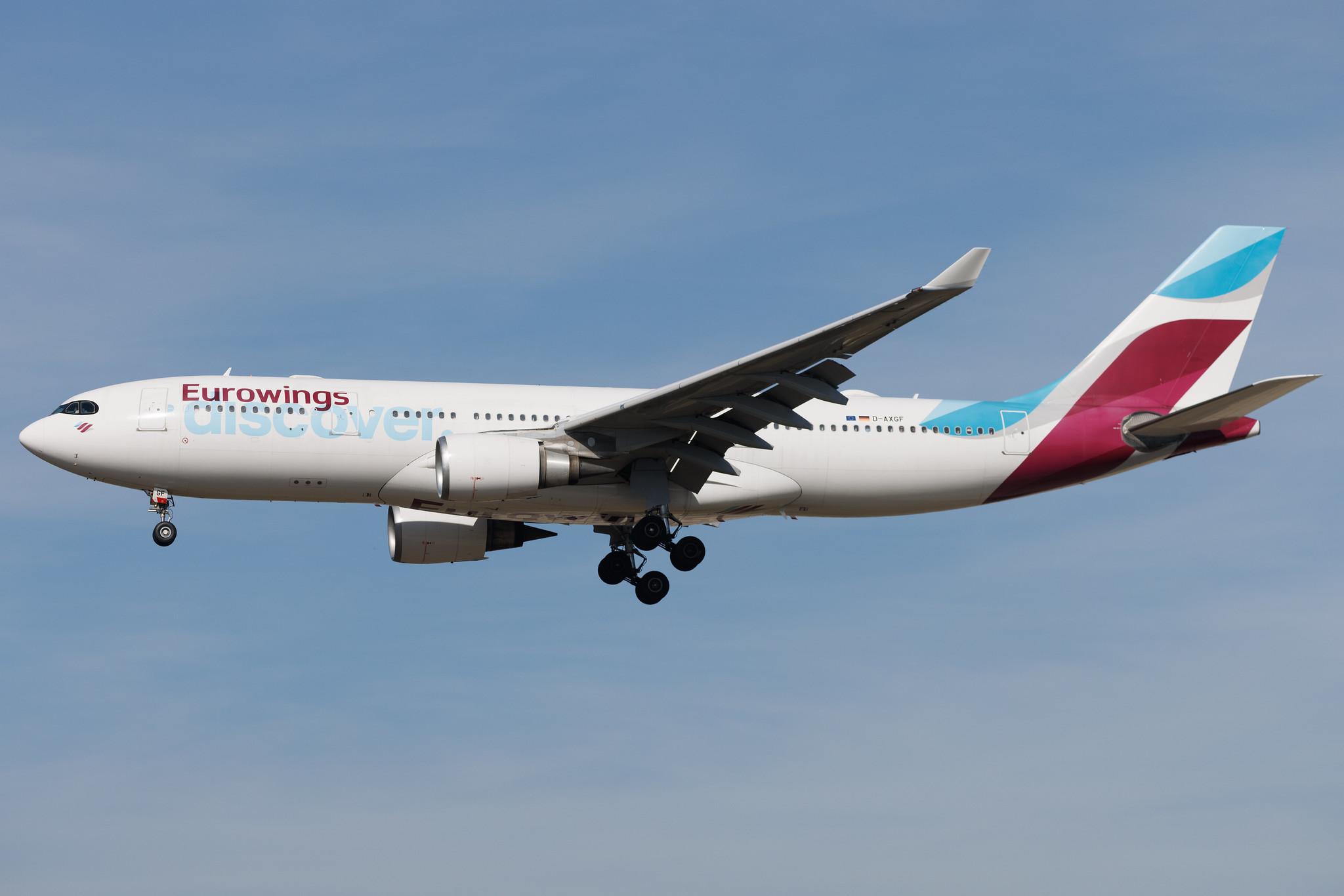 Frankfurt Airport: Discover Airlines (4Y / OCN) |  Airbus A330-203 A332 | D-AXGF | MSN 0616