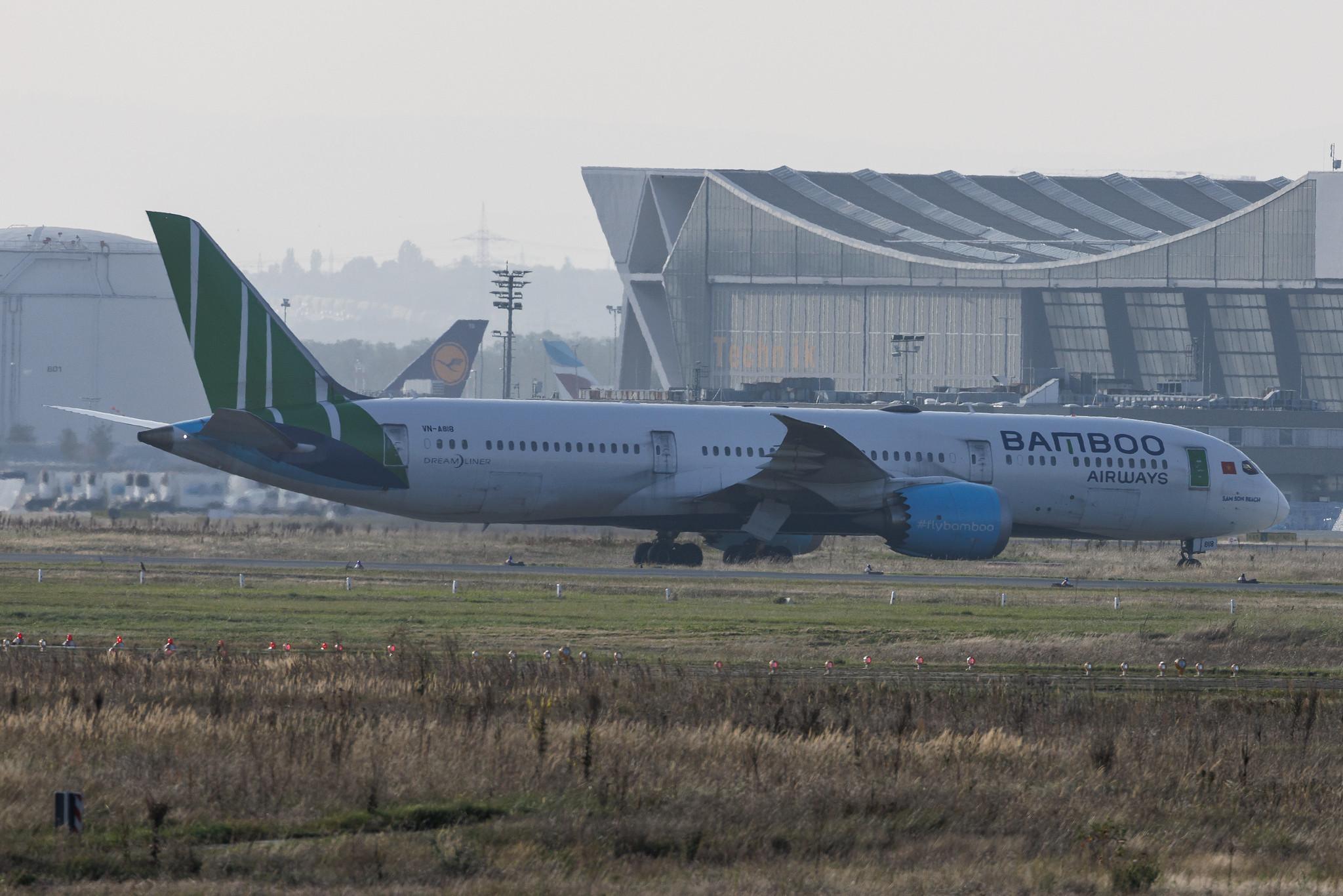 Frankfurt Airport: Bamboo Airways (QH / BAV) | Boeing 787-9 Dreamliner B789 | VN-A818 | MSN 62735