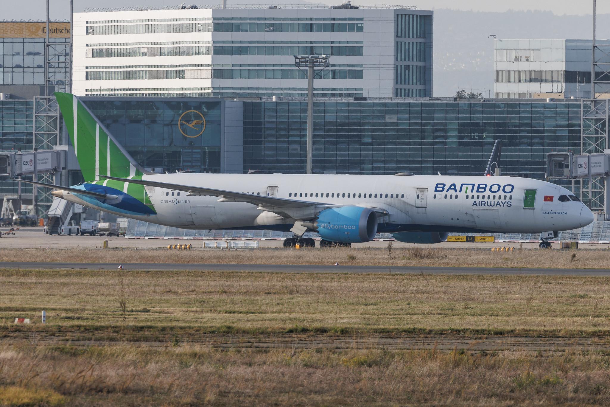 Frankfurt Airport: Bamboo Airways (QH / BAV) | Boeing 787-9 Dreamliner B789 | VN-A818 | MSN 62735