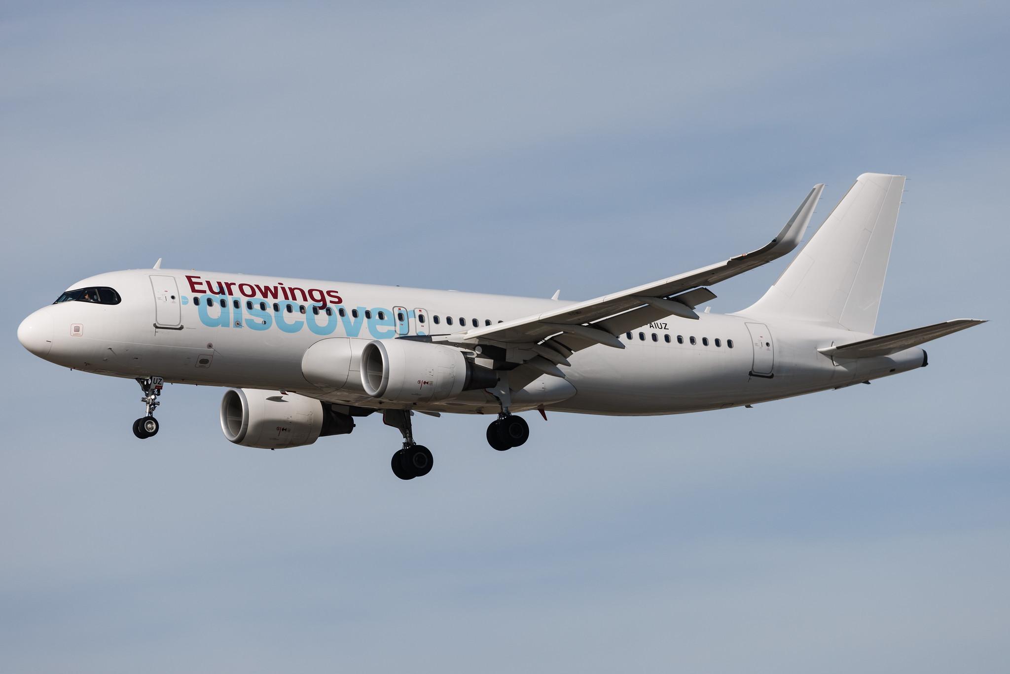 Frankfurt Airport: Eurowings Discover (4Y / OCN) | Airbus A320-214 A320 | D-AIUZ | MSN 7625