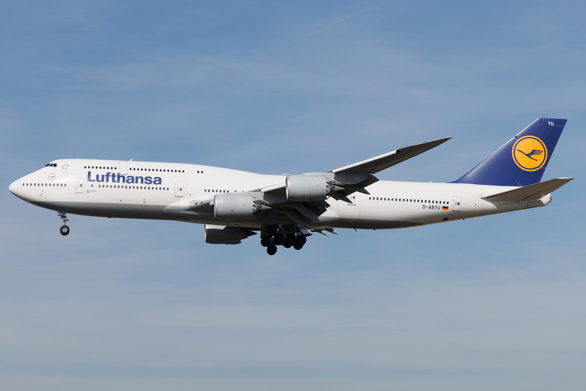 Frankfurt Airport: Lufthansa (LH / DLH) | Boeing 747-830 B748 | D-ABYU | MSN 37845