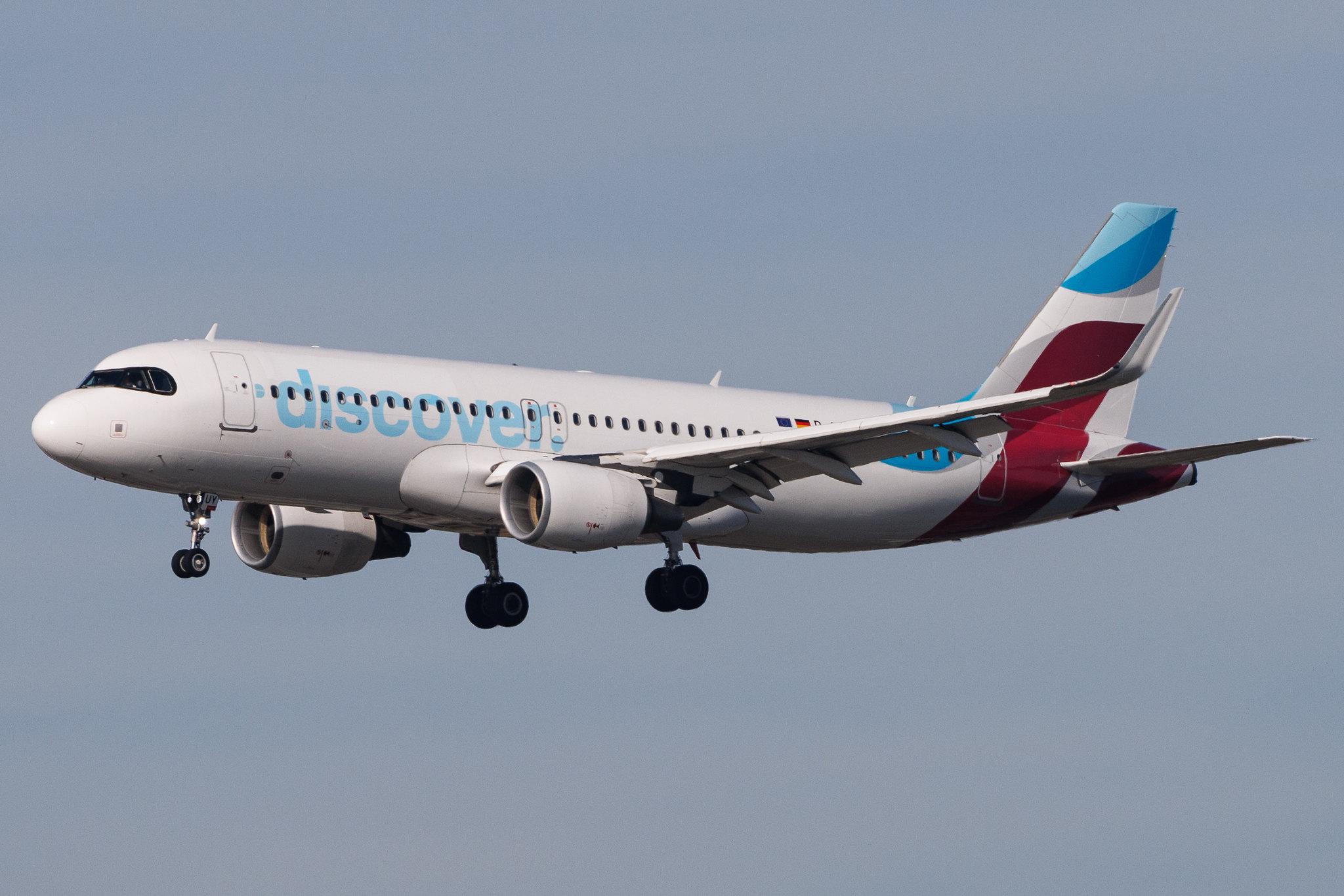 Frankfurt Airport: Discover Airlines (4Y / OCN) | Airbus A320-214 A320 | D-AIUY | MSN 7355