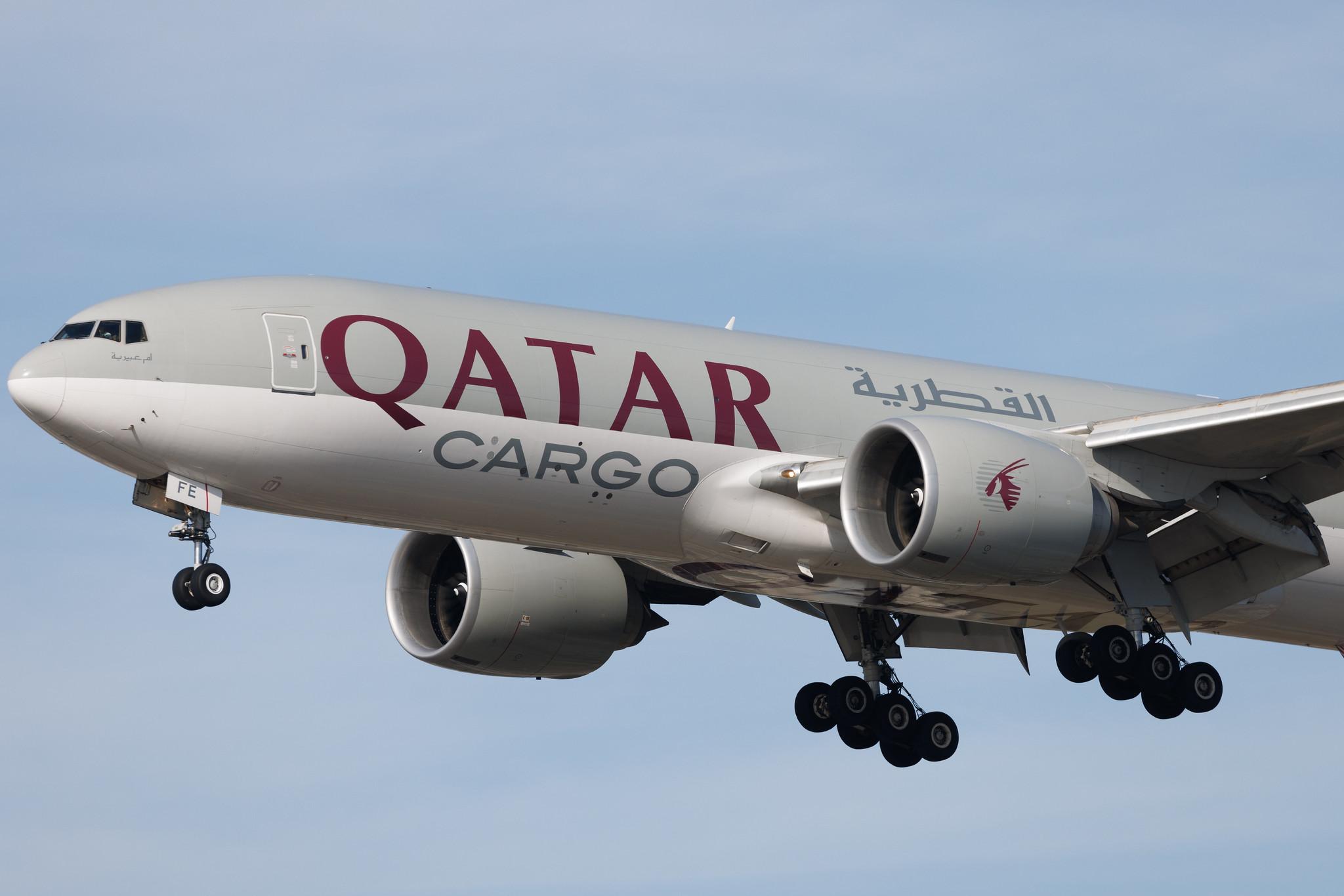 Frankfurt Airport: Qatar Cargo (QR / QTR) | Operator: Qatar Airways | Boeing 777-FDZ B77L | A7-BFE | MSN 39644