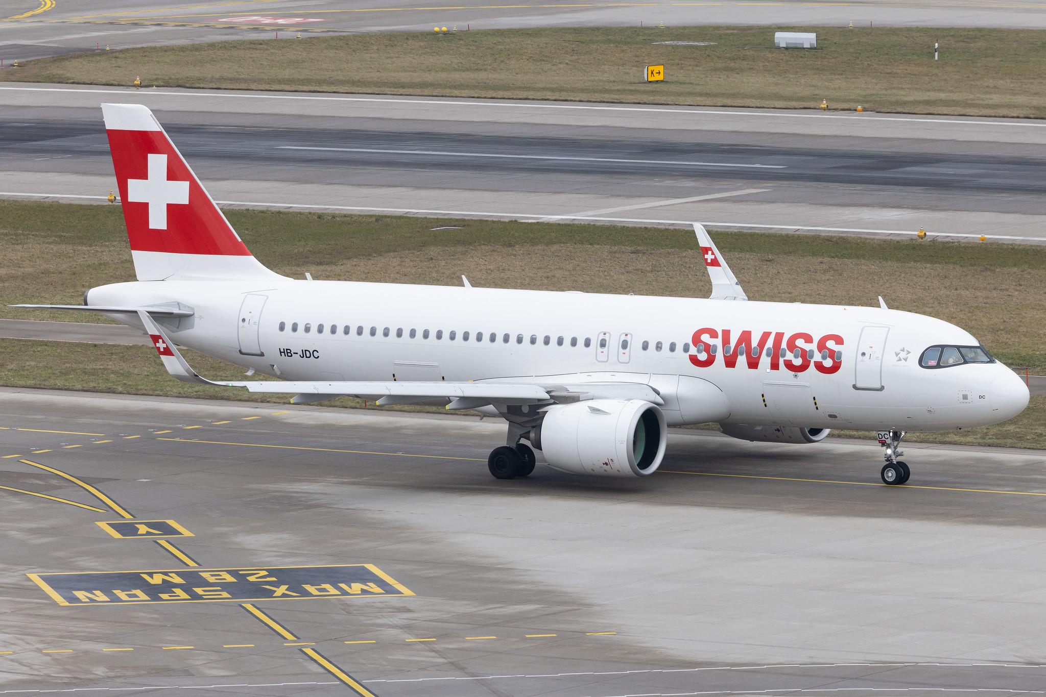 Flughafen Zürich: Swiss (LX / SWR) | Airbus A320-271N A20N | HB-JDC | MSN 10242