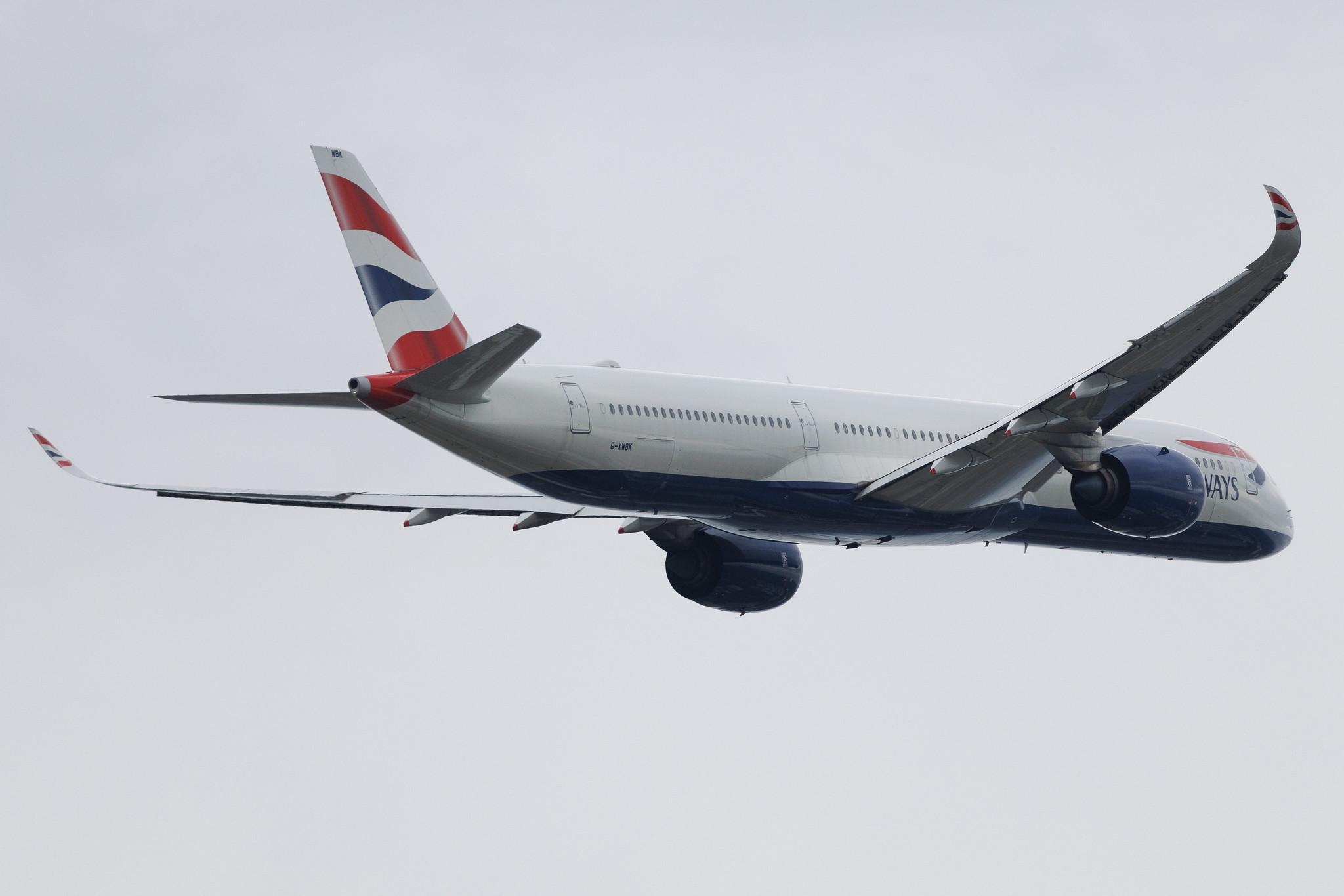 London Heathrow: British Airways (BA / BAW) | Airbus A350-1041 A35K | G-XWBK | MSN 495
