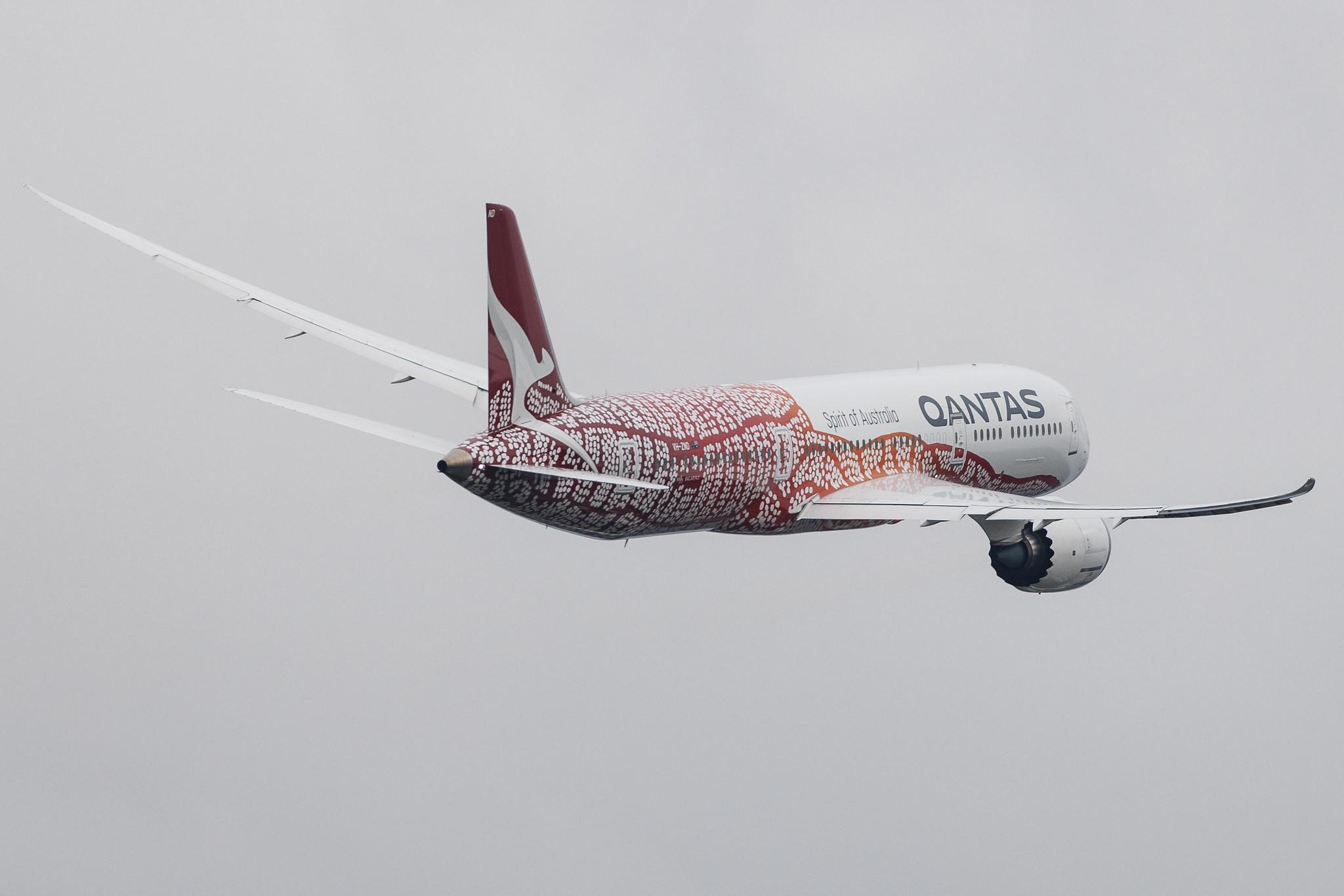 London Heathrow: Qantas (QF / QFA) | Livery: Yam Dreaming Livery | Boeing 787-9 Dreamliner B789 | VH-ZND | MSN 63390
