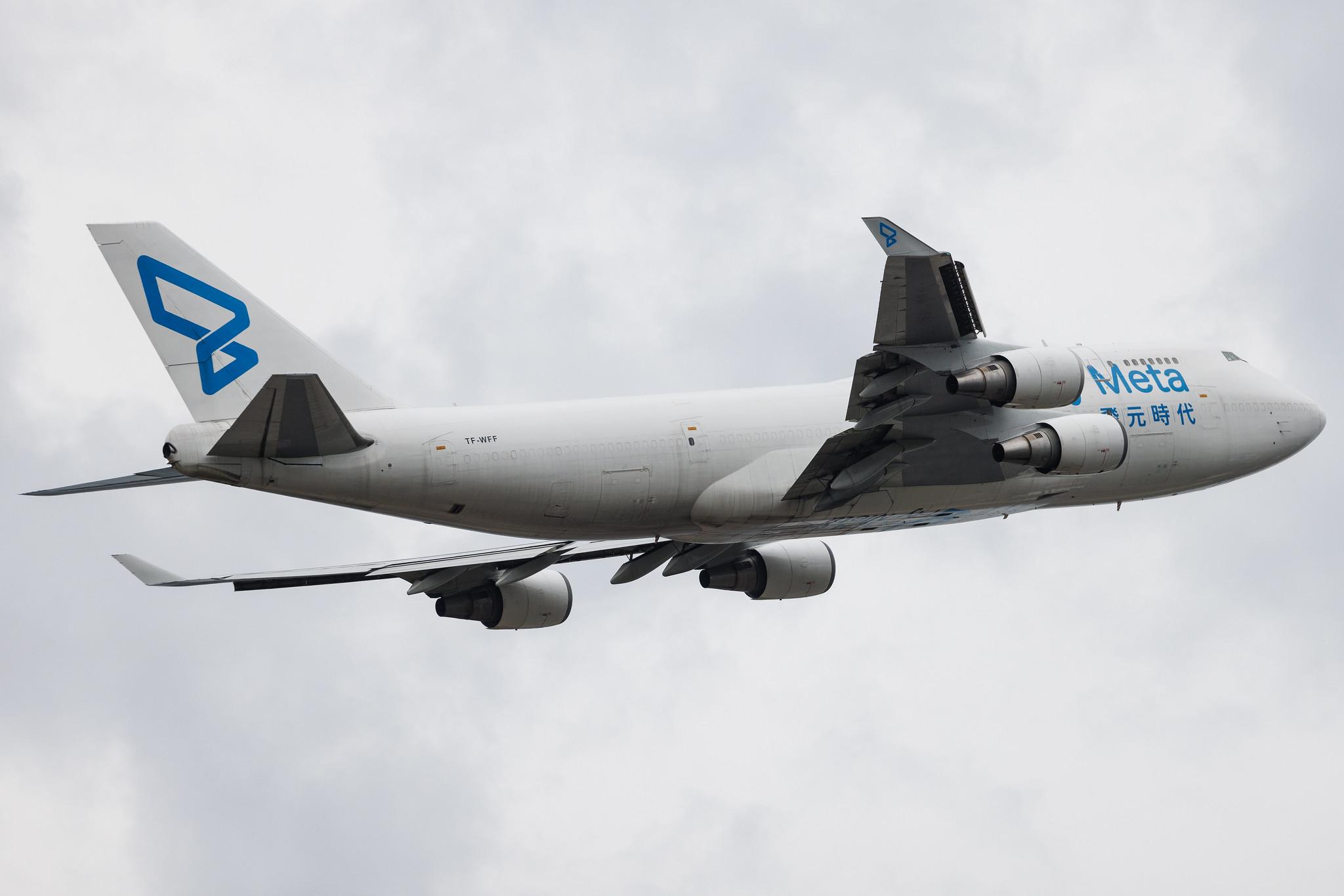 London Heathrow: Fly Meta | Boeing 747-446(BDSF) B744 | TF-WFF | MSN 26343