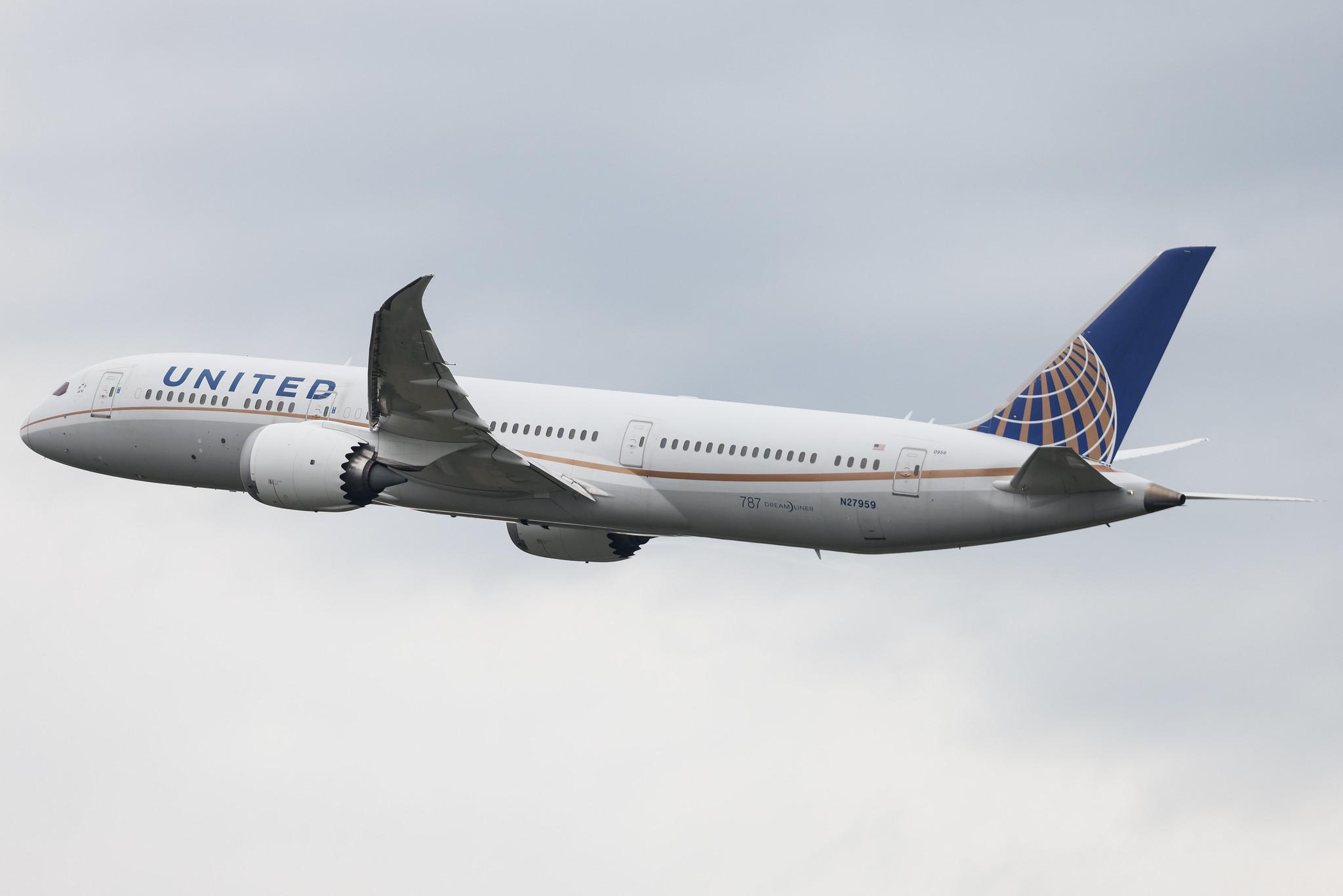 London Heathrow: United Airlines (UA / UAL) | Boeing 787-9 Dreamliner B789 | N27959 | MSN 36407