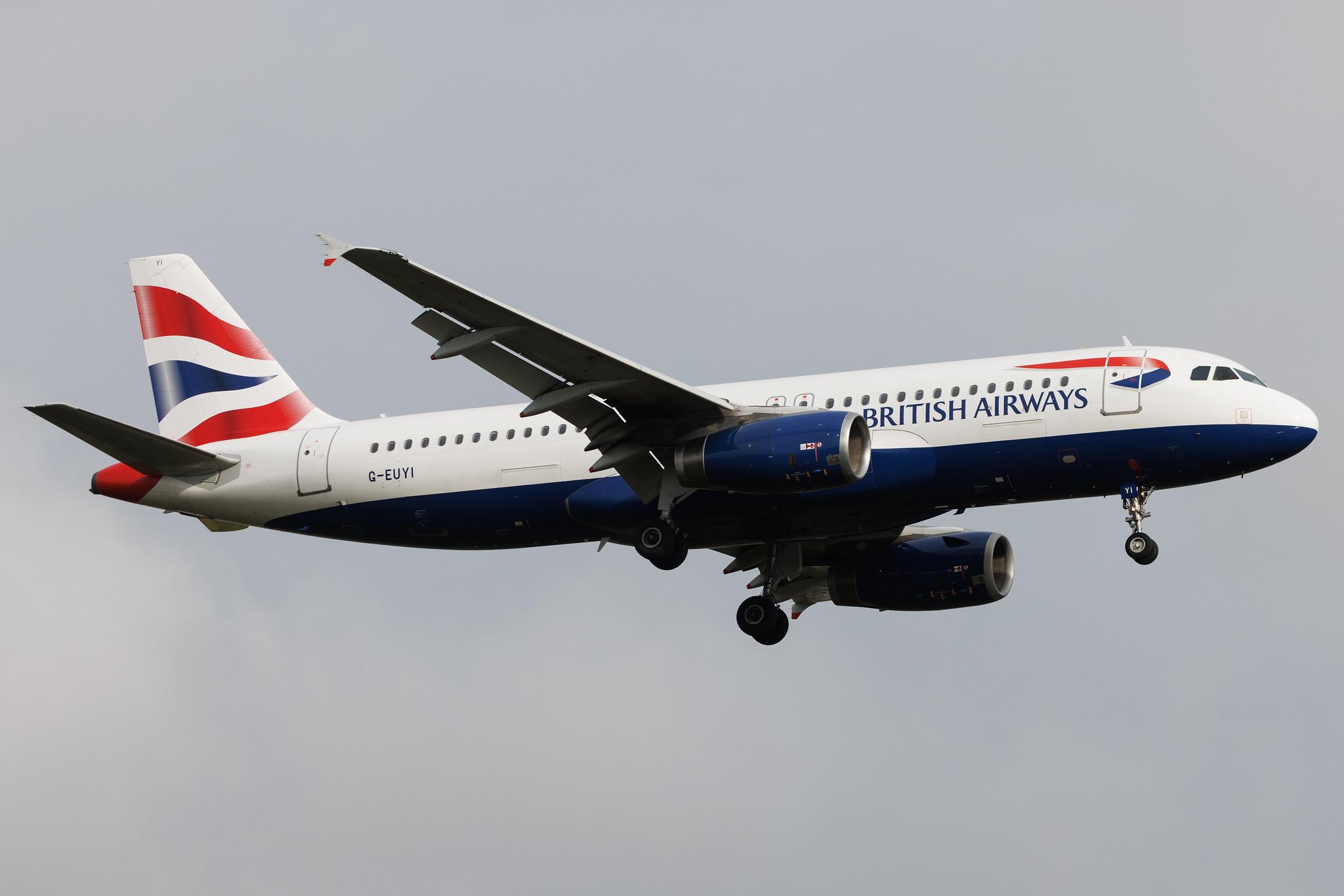 London Heathrow: British Airways (BA / BAW) | Airbus A320-232 A320 | G-EUYI | MSN 4306