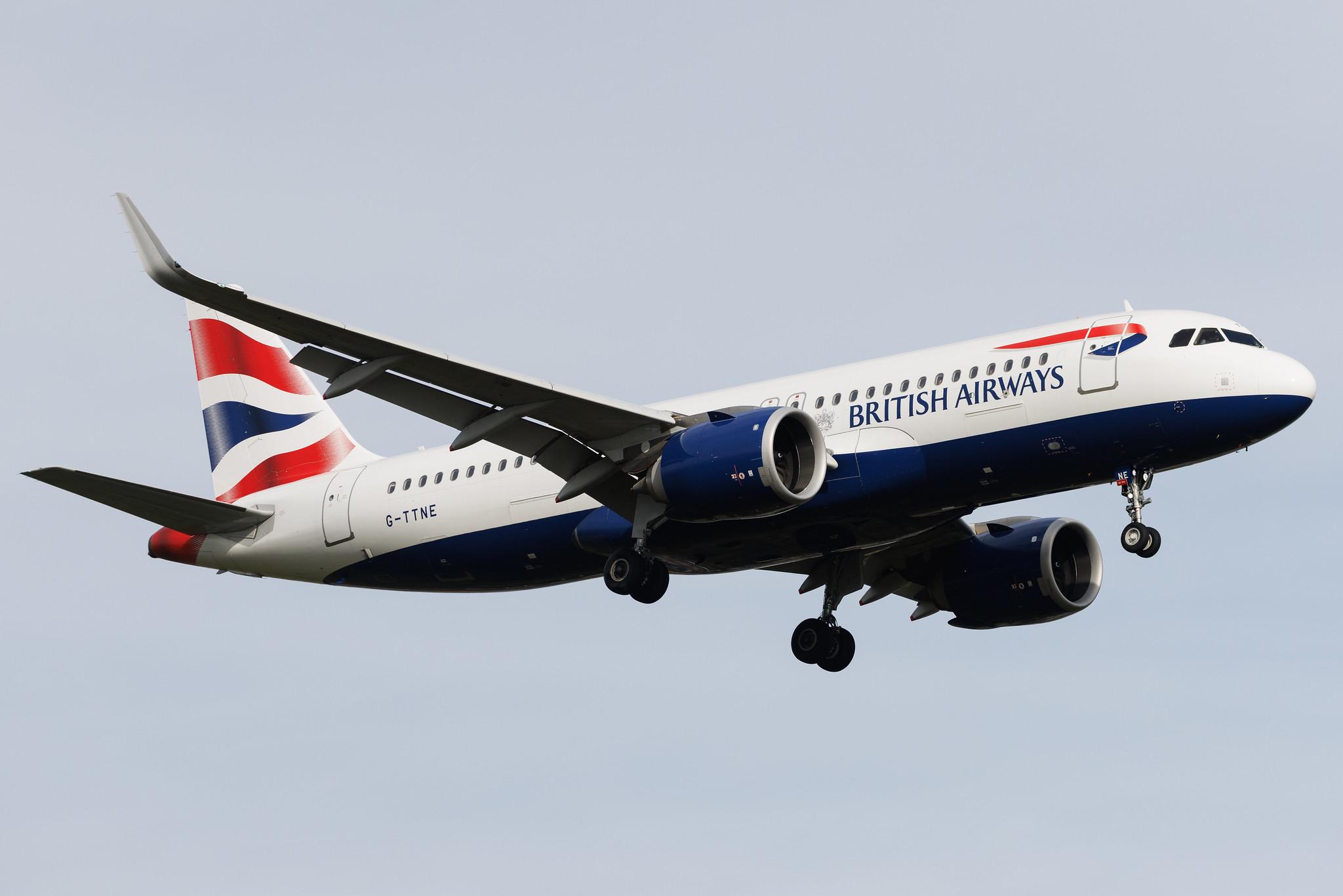London Heathrow: British Airways (BA / BAW) | Airbus A320-251N A20N | G-TTNE | MSN 8365