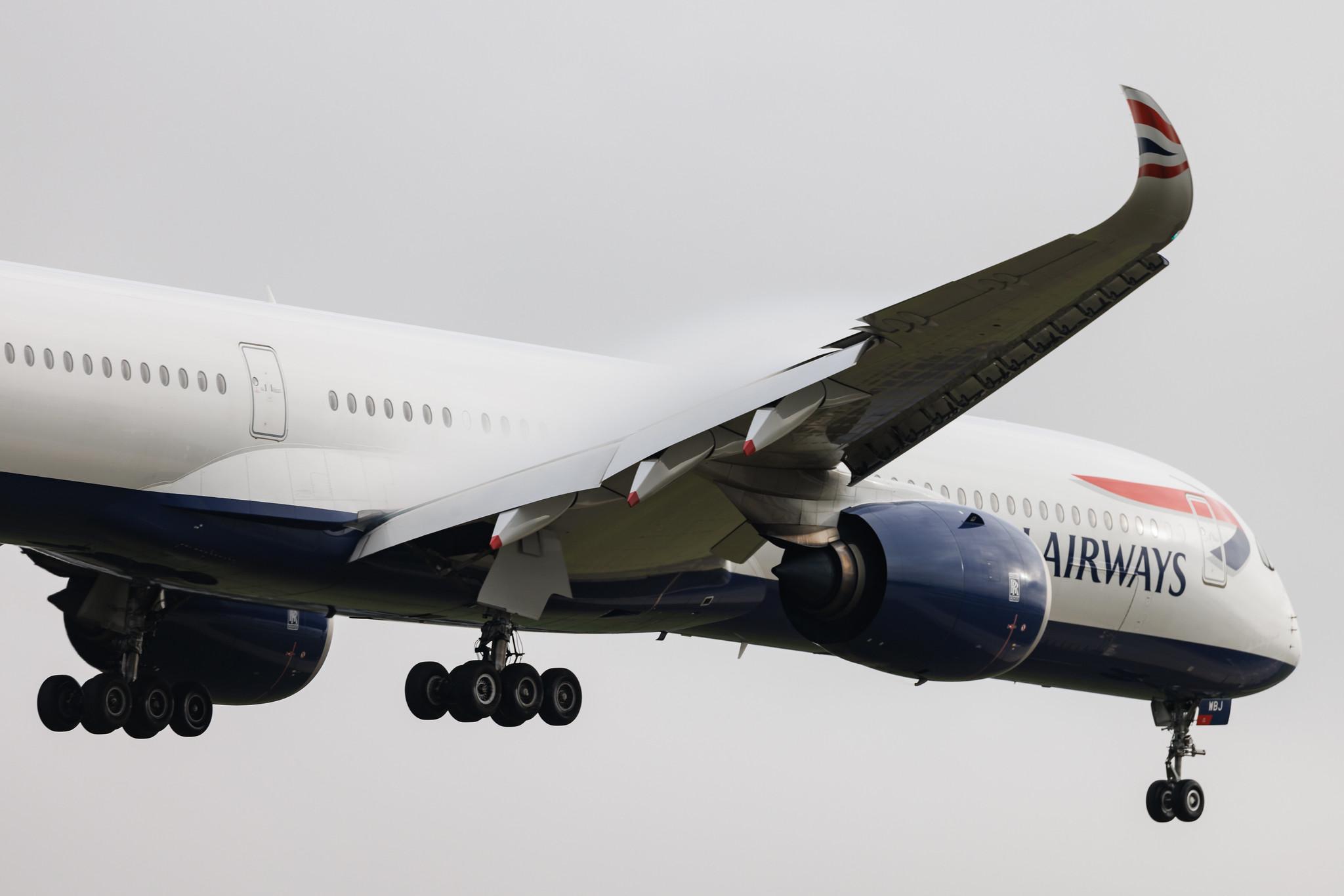 London Heathrow: British Airways (BA / BAW) | Airbus A350-1041 A35K | G-XWBJ | MSN 490