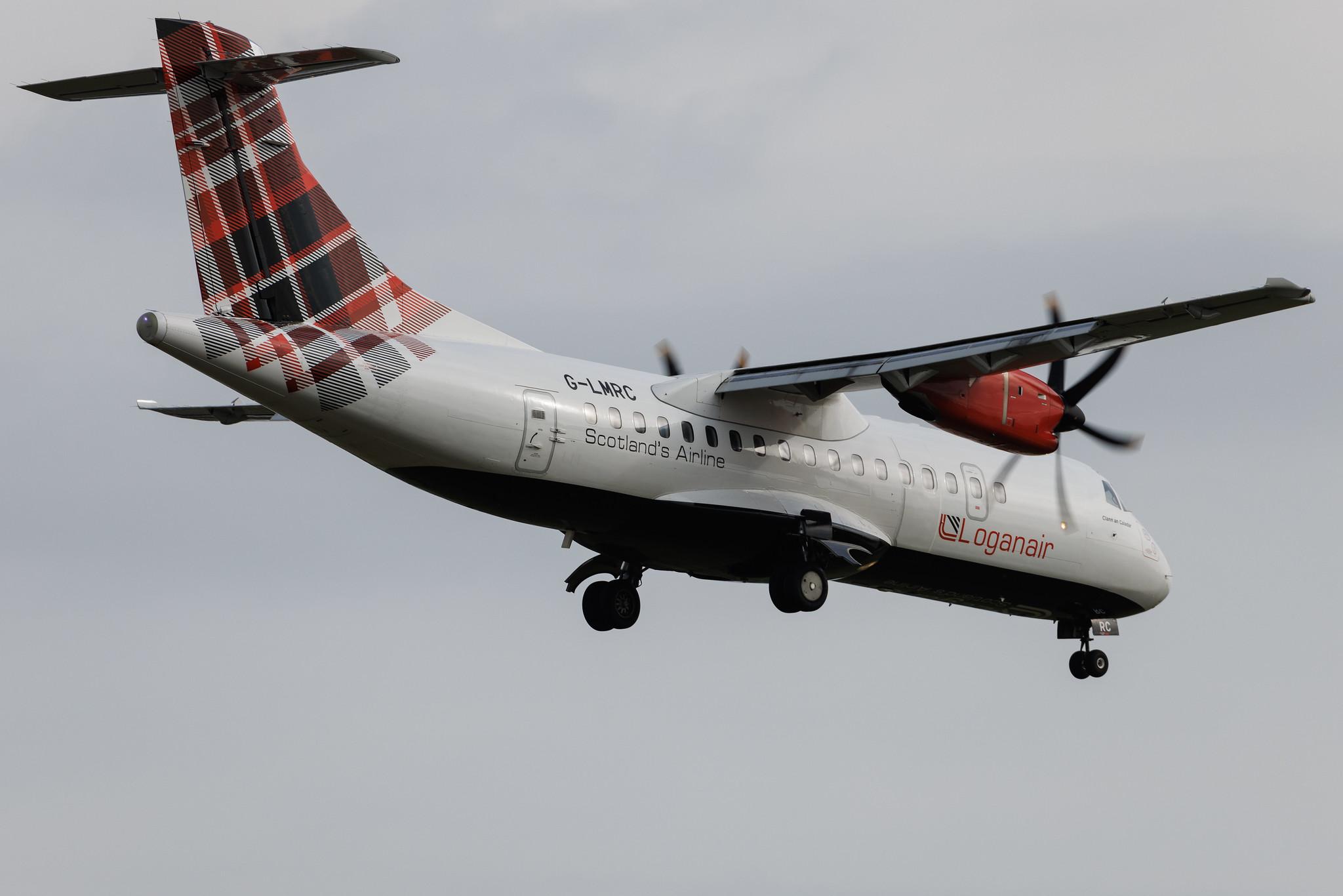 London Heathrow: Loganair (LM / LOG) | ATR 42-500 AT45 | G-LMRC | MSN 0480