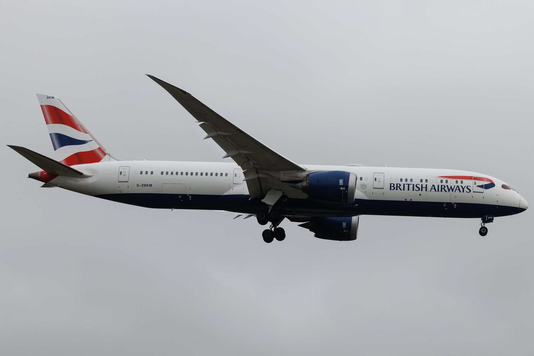 London Heathrow: British Airways (BA / BAW) | Boeing 787-9 Dreamliner B789 | G-ZBKM | MSN 38629