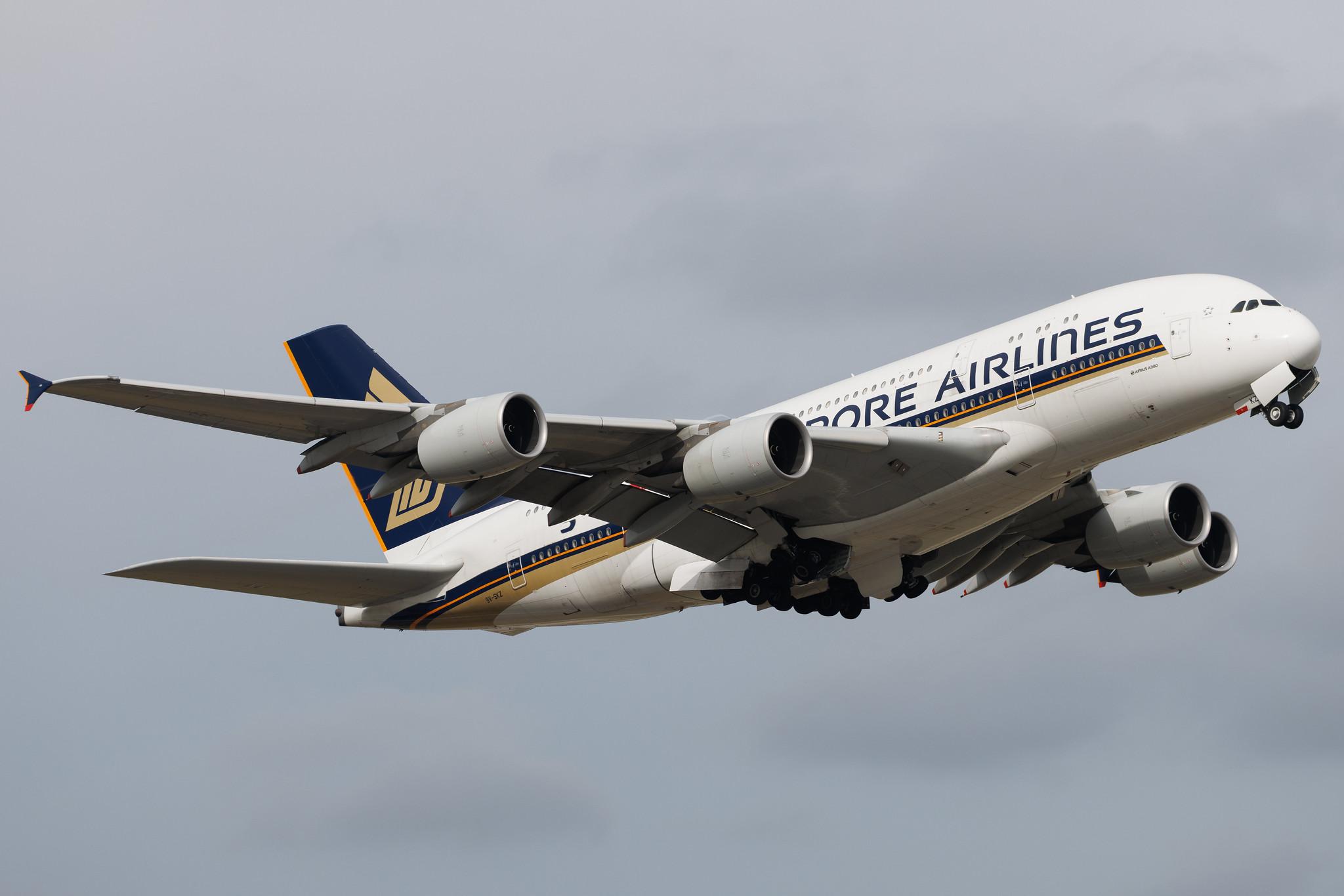 London Heathrow: Singapore Airlines (SQ / SIA) | Airbus A380-841 A388 | 9V-SKZ | MSN 255